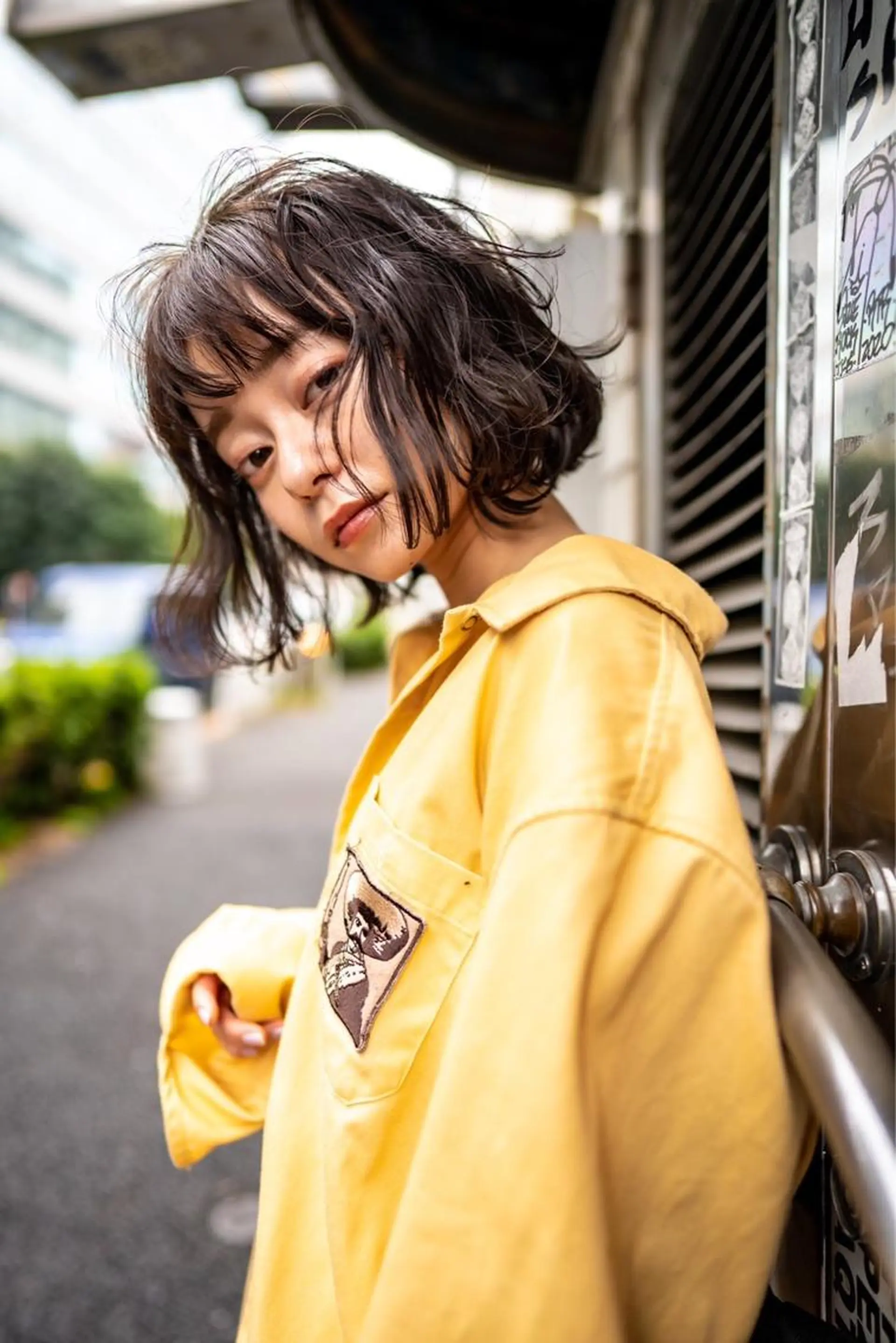 ミディアム カラー パーマ カット ヘアカラー トリートメント 🉐レイヤー/塩見 弘樹🉐渋谷のヘアスタイル