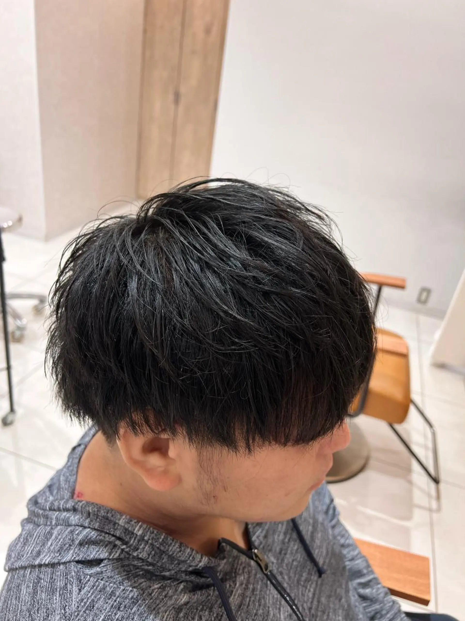 メンズ メンズ特化フェザー パーマ🚗タケシのヘアスタイル