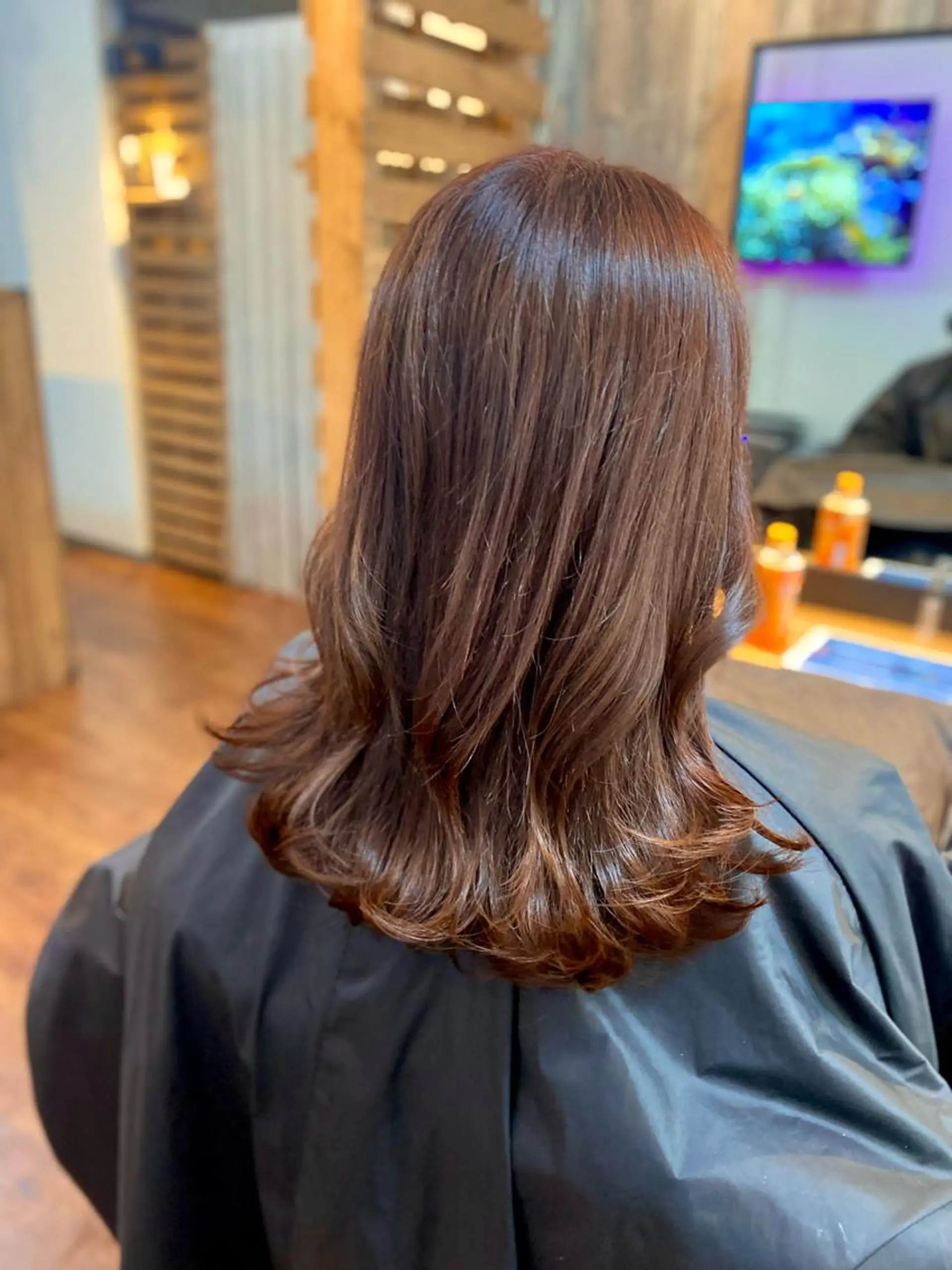 ミディアム カラー ピンクカラー カット ヘアカラー トリートメント Luzir⭐︎ GEN⭐︎のヘアスタイル