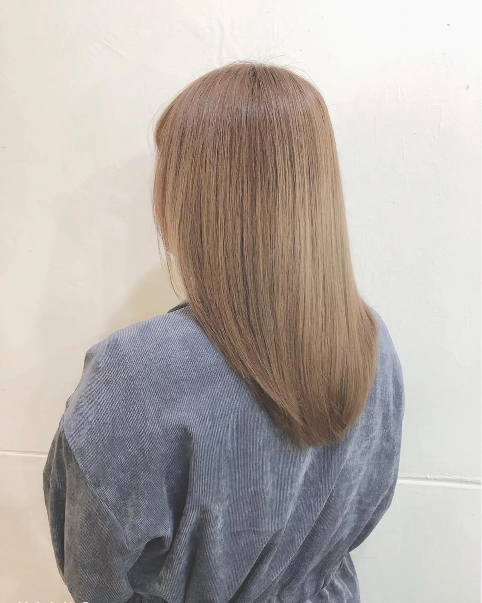 ロング ヘアカラー トリートメント 吉田 典弘のヘアスタイル