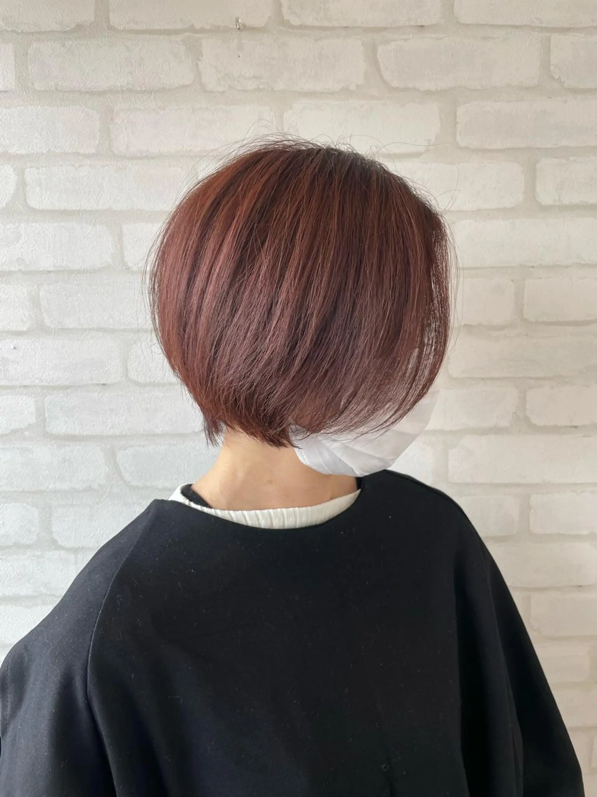 ショート カラー カット ヘアカラー トリートメント 【髪質改善】 夏目結以のヘアスタイル