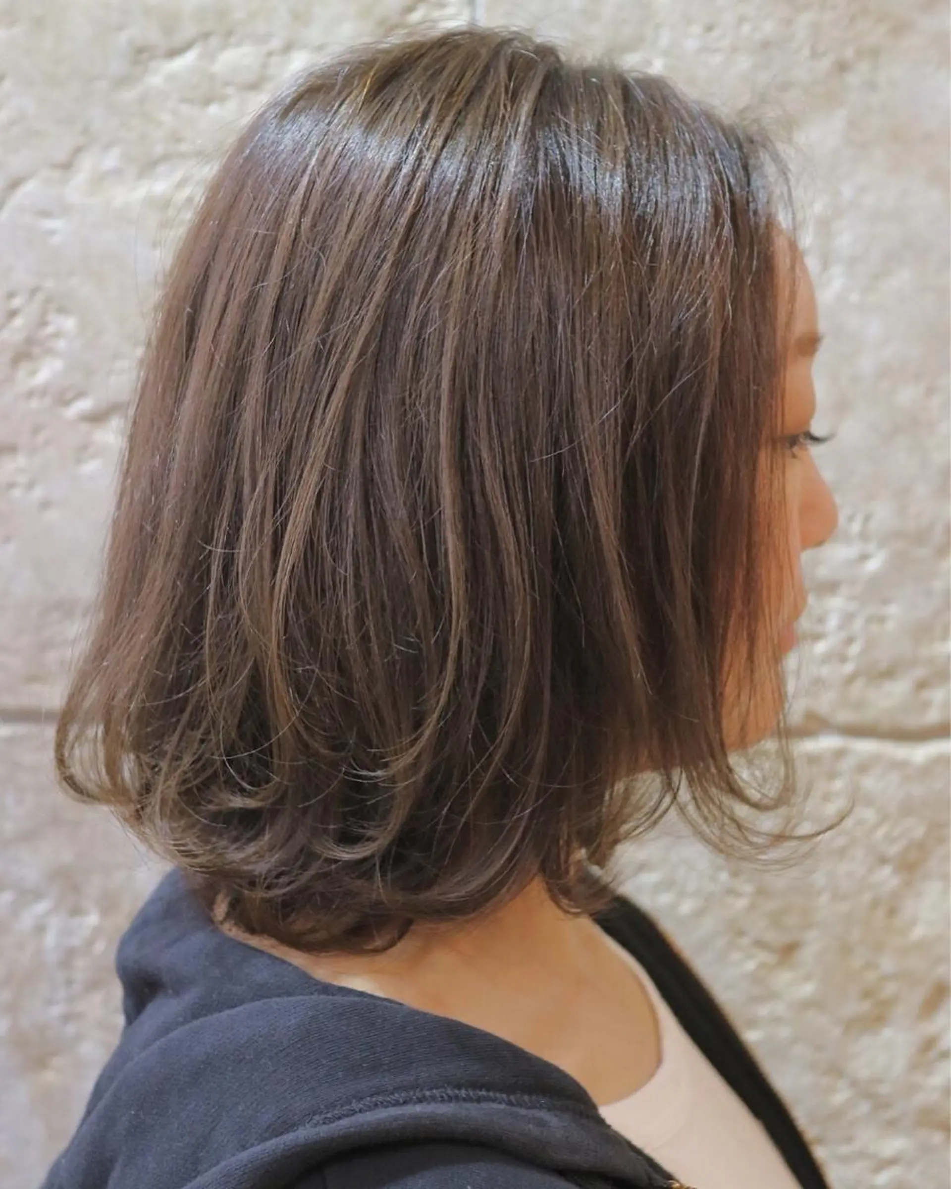 ショート カラー ラベンダーカラー カット ヘアカラー トリートメント 斉藤 貴也のヘアスタイル