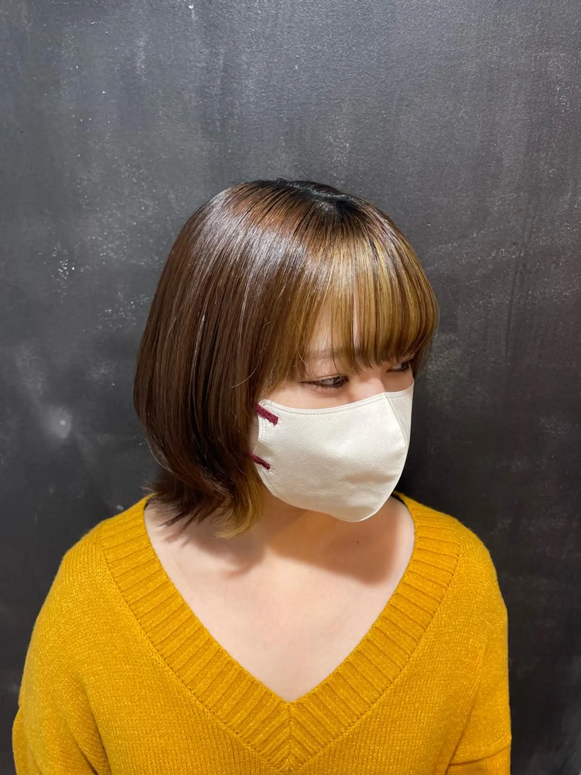 ショート パーマ ヘアアレンジ 🌚モデル募集60% off:Fuka🌝のヘアスタイル