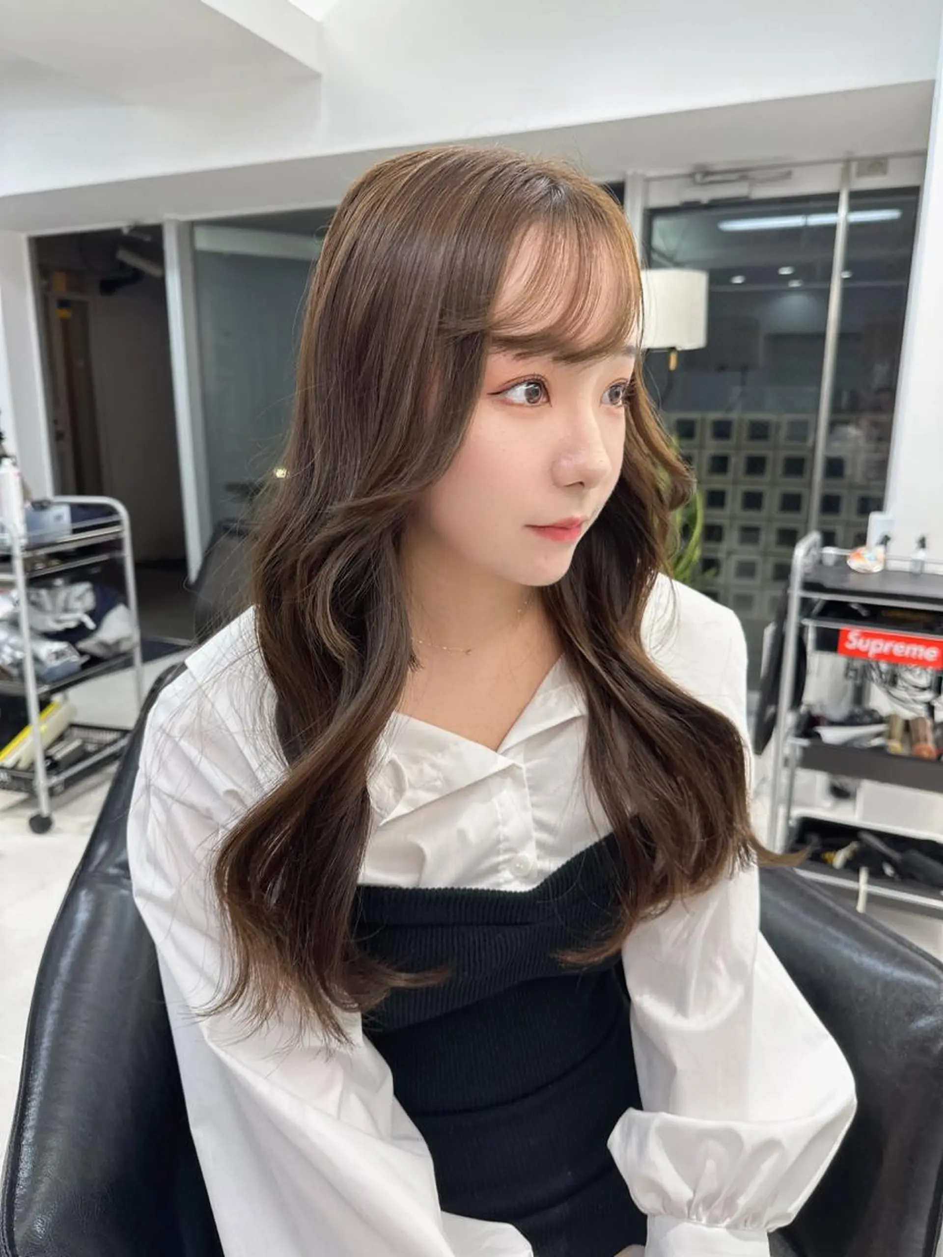 ミディアム カラー 韓国ヘア 店長NEGIのヘアスタイル