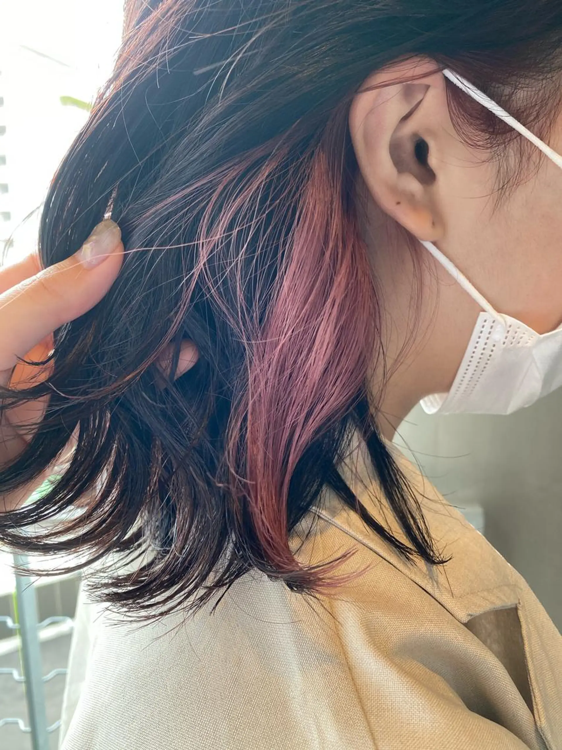 ミディアム カラー ヒラノホナミ 🫧透ける艶髪🫧のヘアスタイル