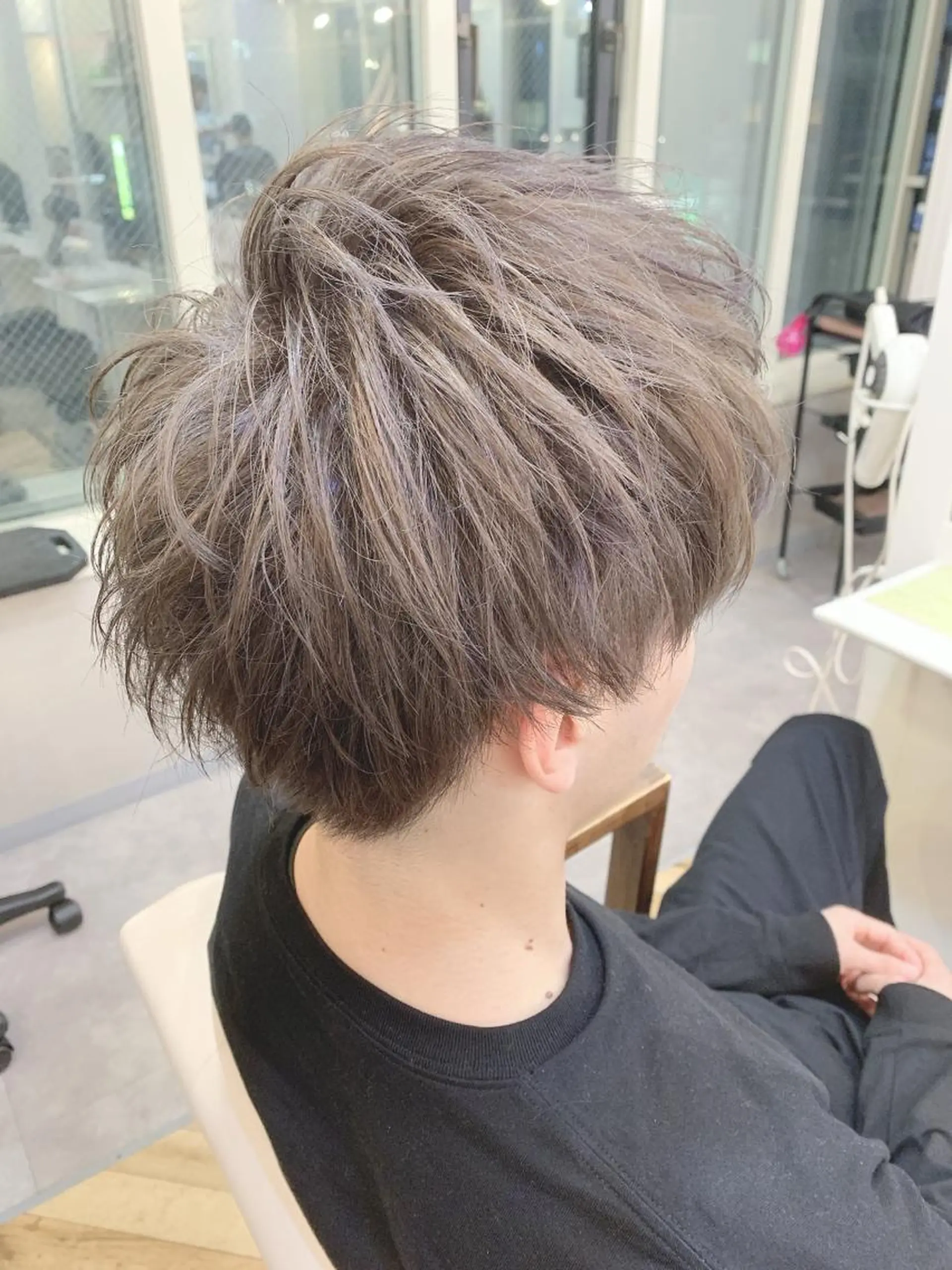 ショート カラー メンズ LAGRECE大阪梅田店所属・美髪矯正・髪質改善 【中村吉孝】のヘアスタイル