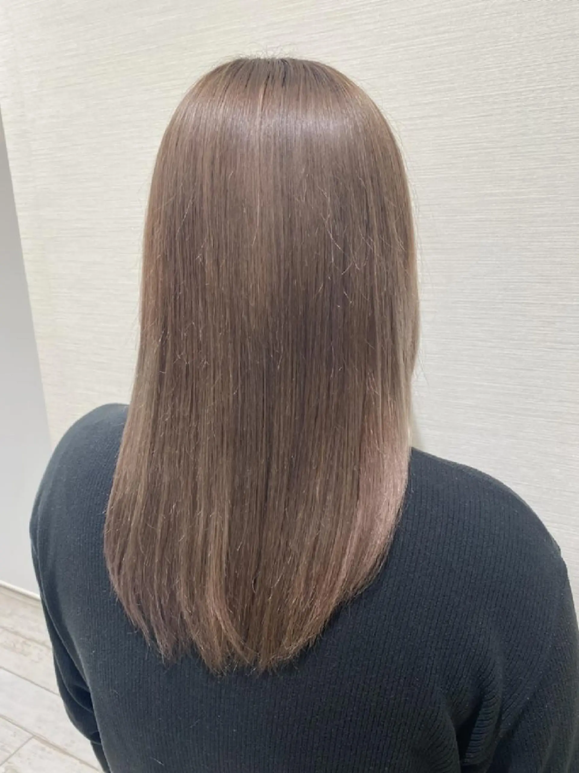 ロング カラー 田中 瑞妃のヘアスタイル