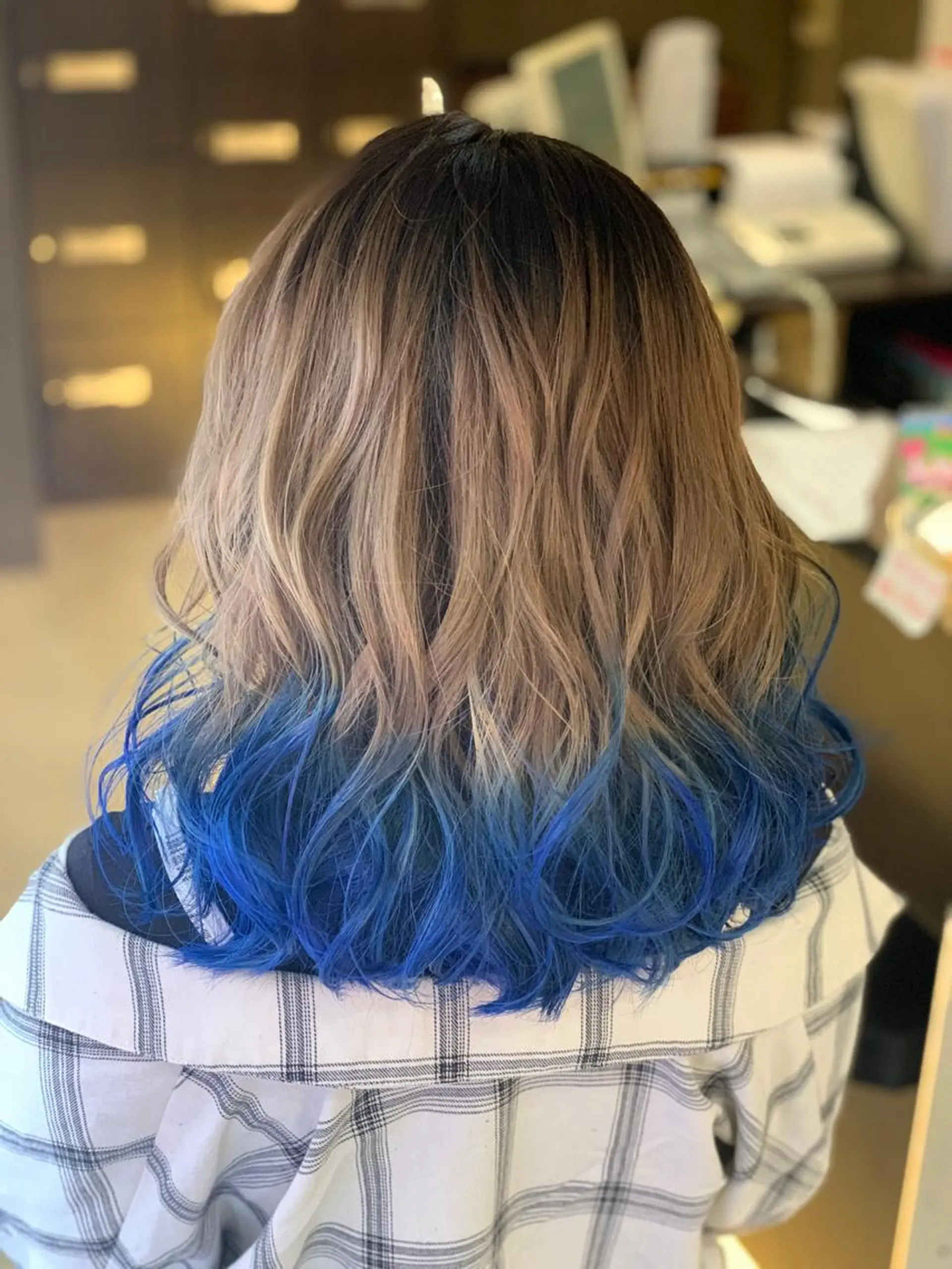 ミディアム アッシュ ✂️大門 巧✂️ LAFF心斎橋店のヘアスタイル