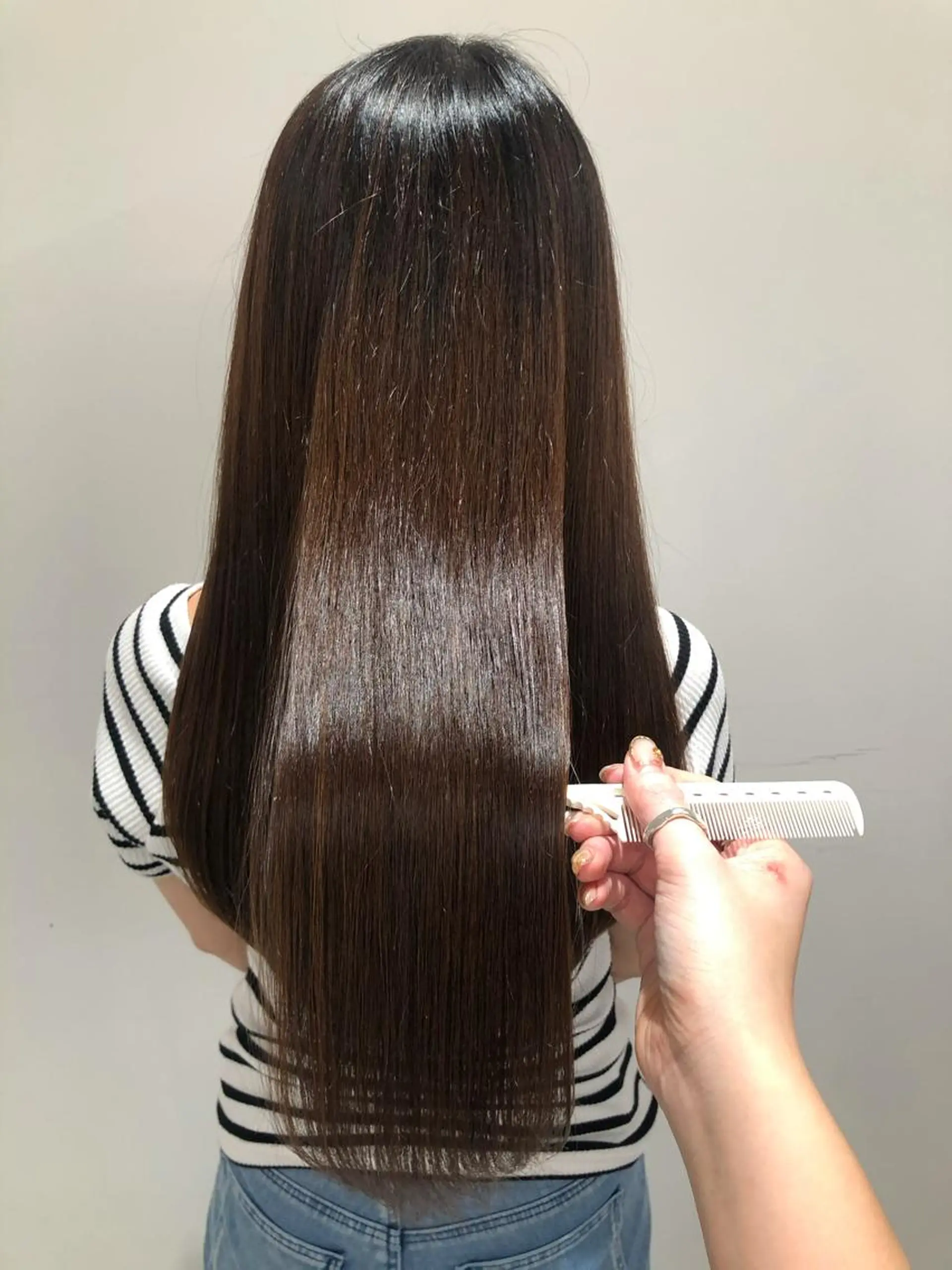 ロング 髪質改善 ひろせ かなのヘアスタイル