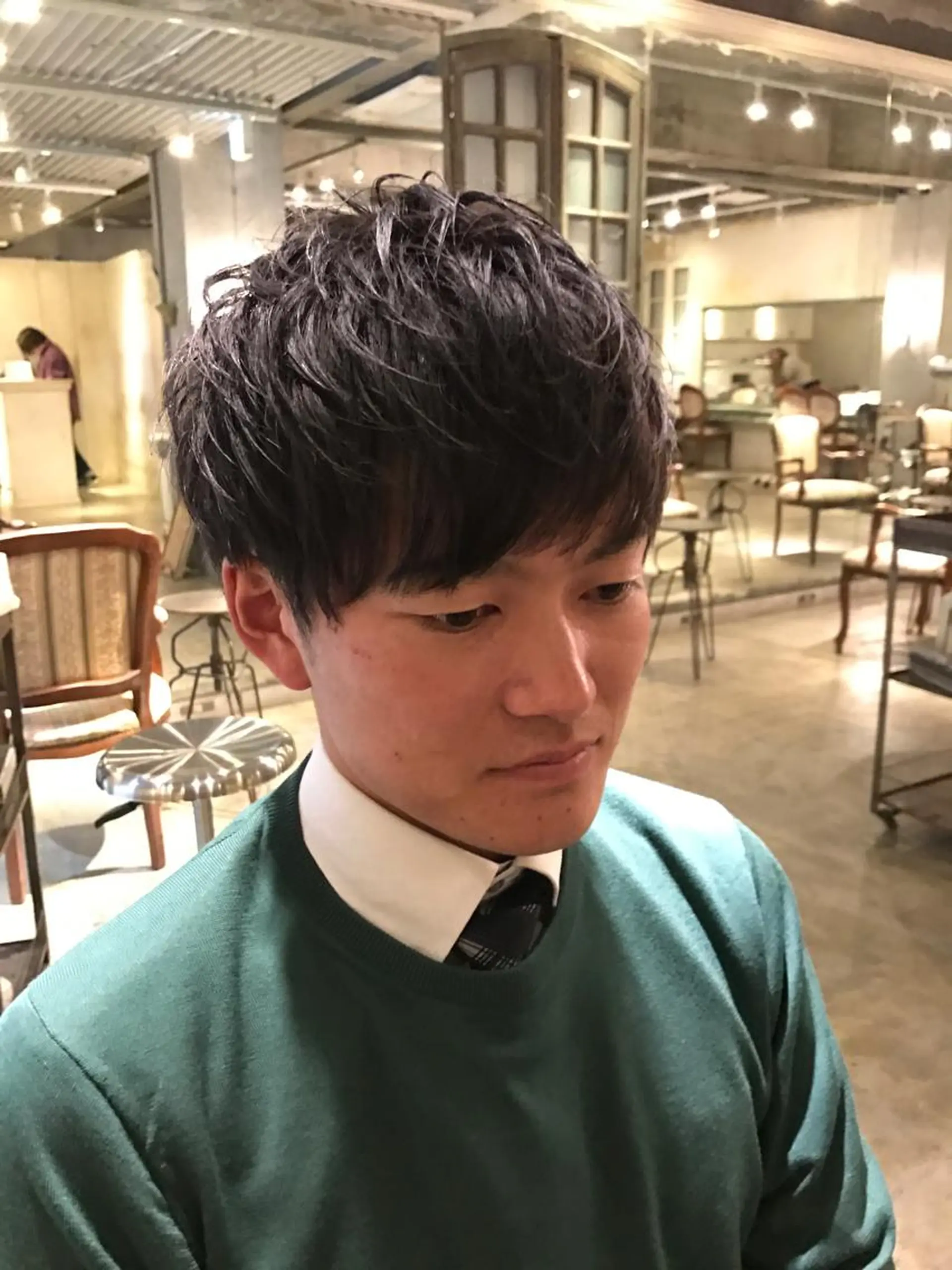 メンズ マッシュ こう ちゃんのヘアスタイル