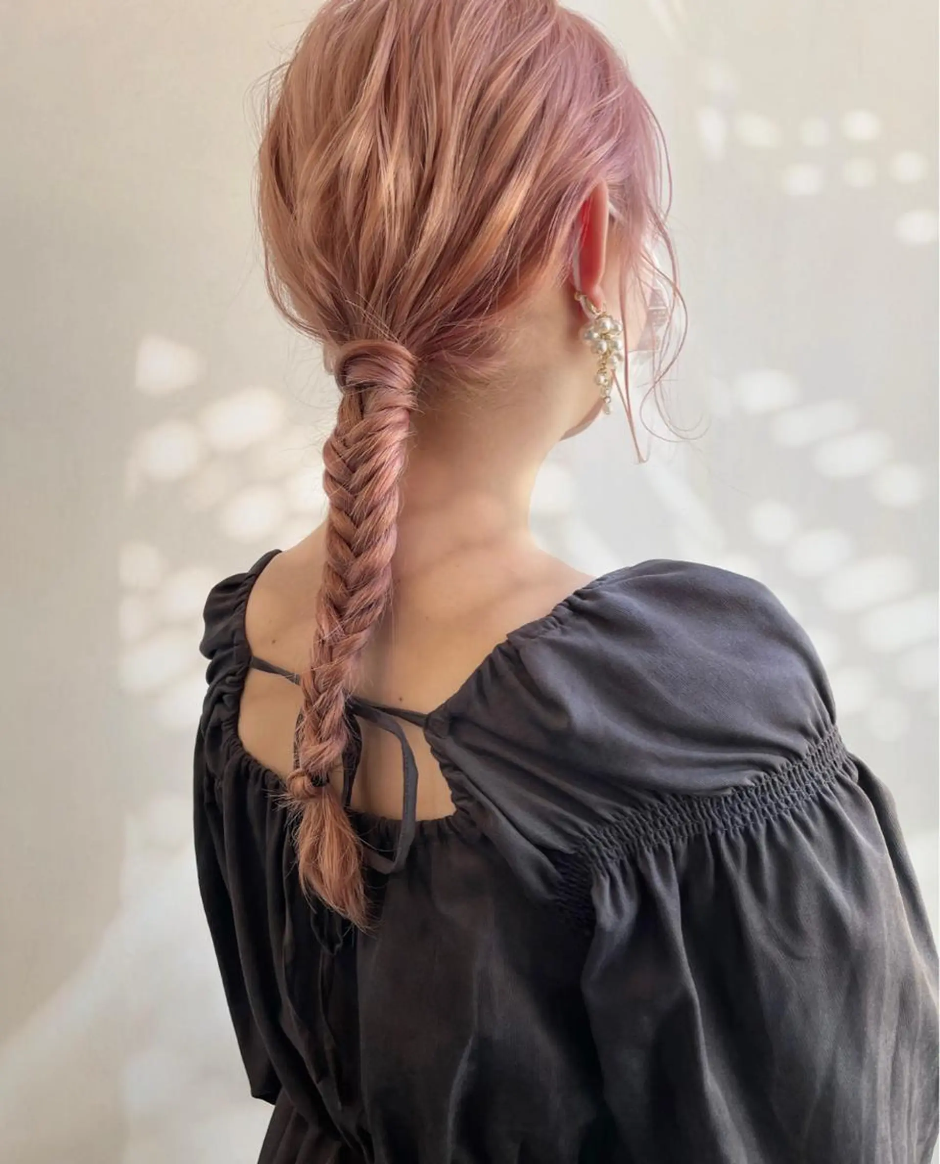 セミロング ヘアアレンジ ヘアメイク new meのヘアスタイル