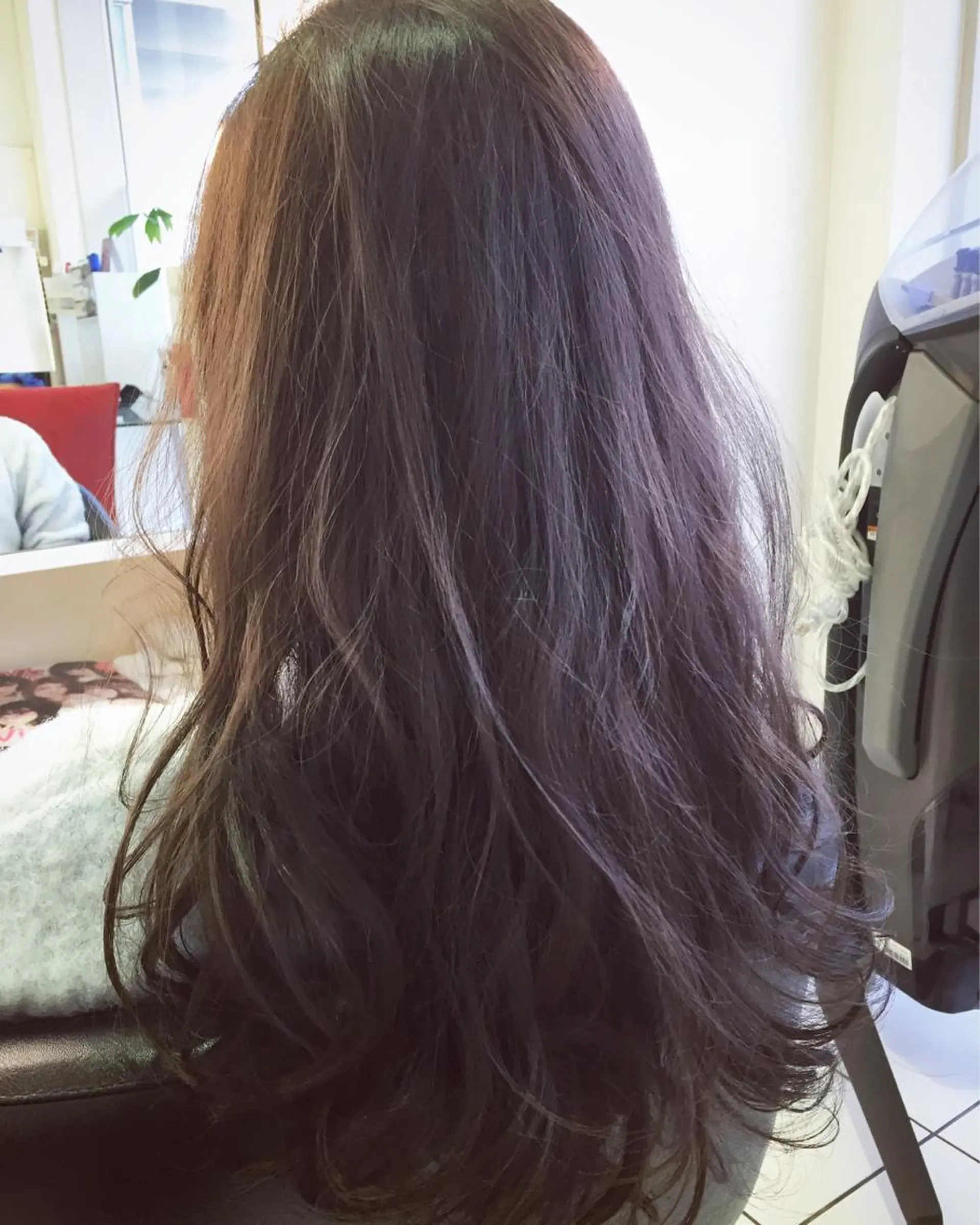 セミロング ロング カラー アッシュ ラベンダーカラー ラベンダーアッシュ 青木 茂樹⭐️ 透明感カラーのヘアスタイル