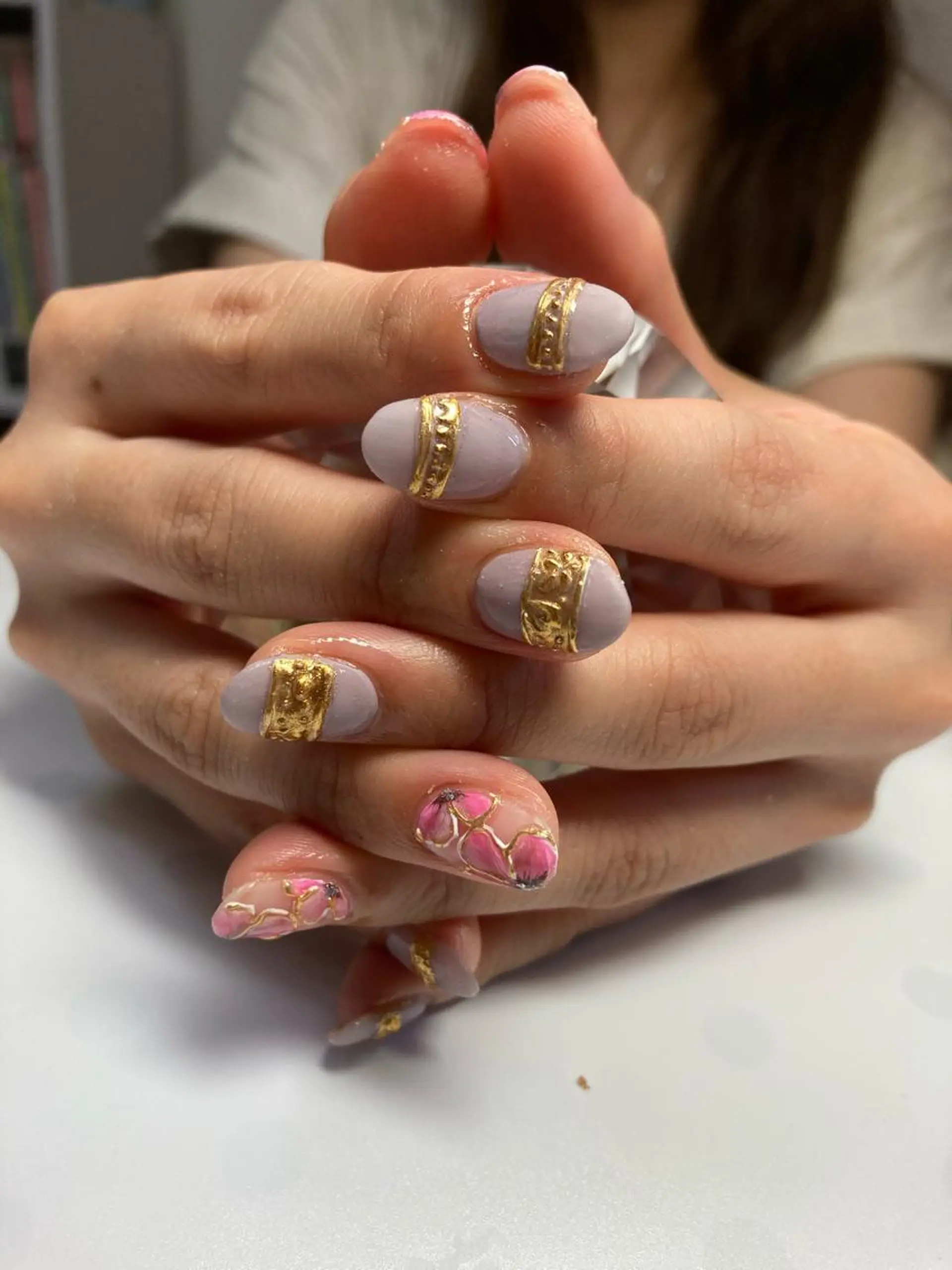 ミディアム ネイル nail yukkoのネイルデザイン