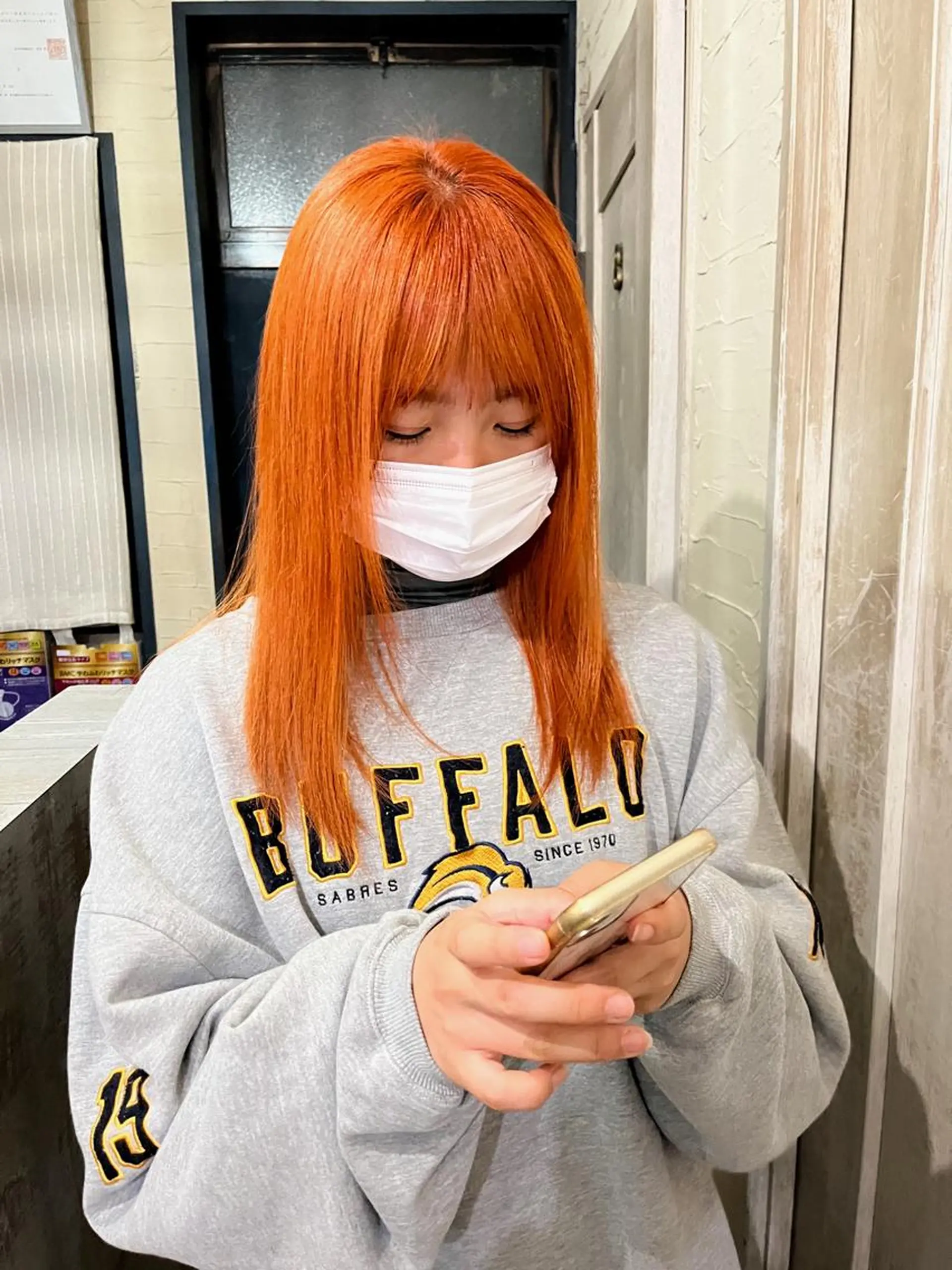 ミディアム カラー ハイライト🌟/ ボブ/豊田のヘアスタイル