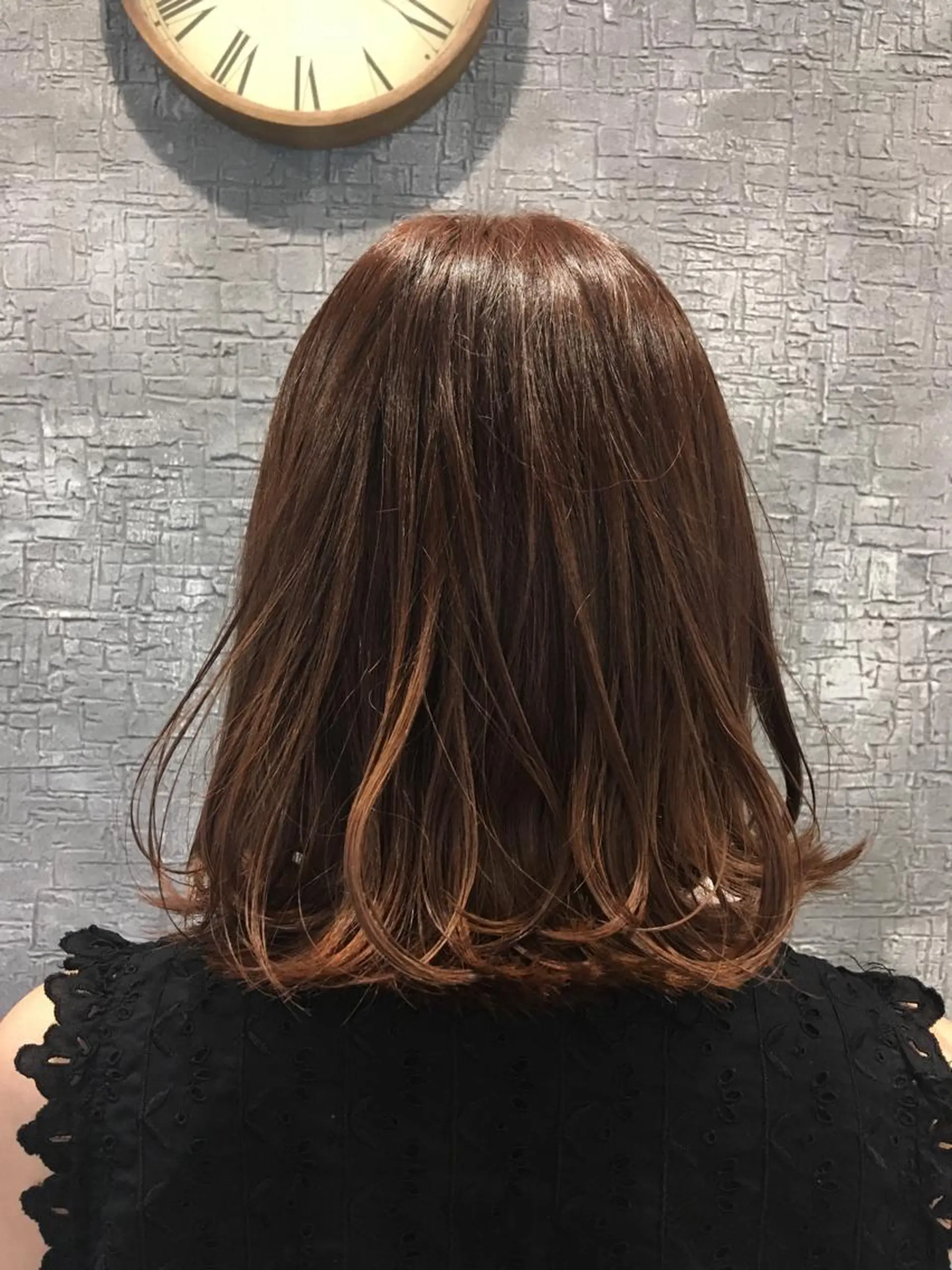 セミロング カラー グラデーションカラー . YUIのヘアスタイル