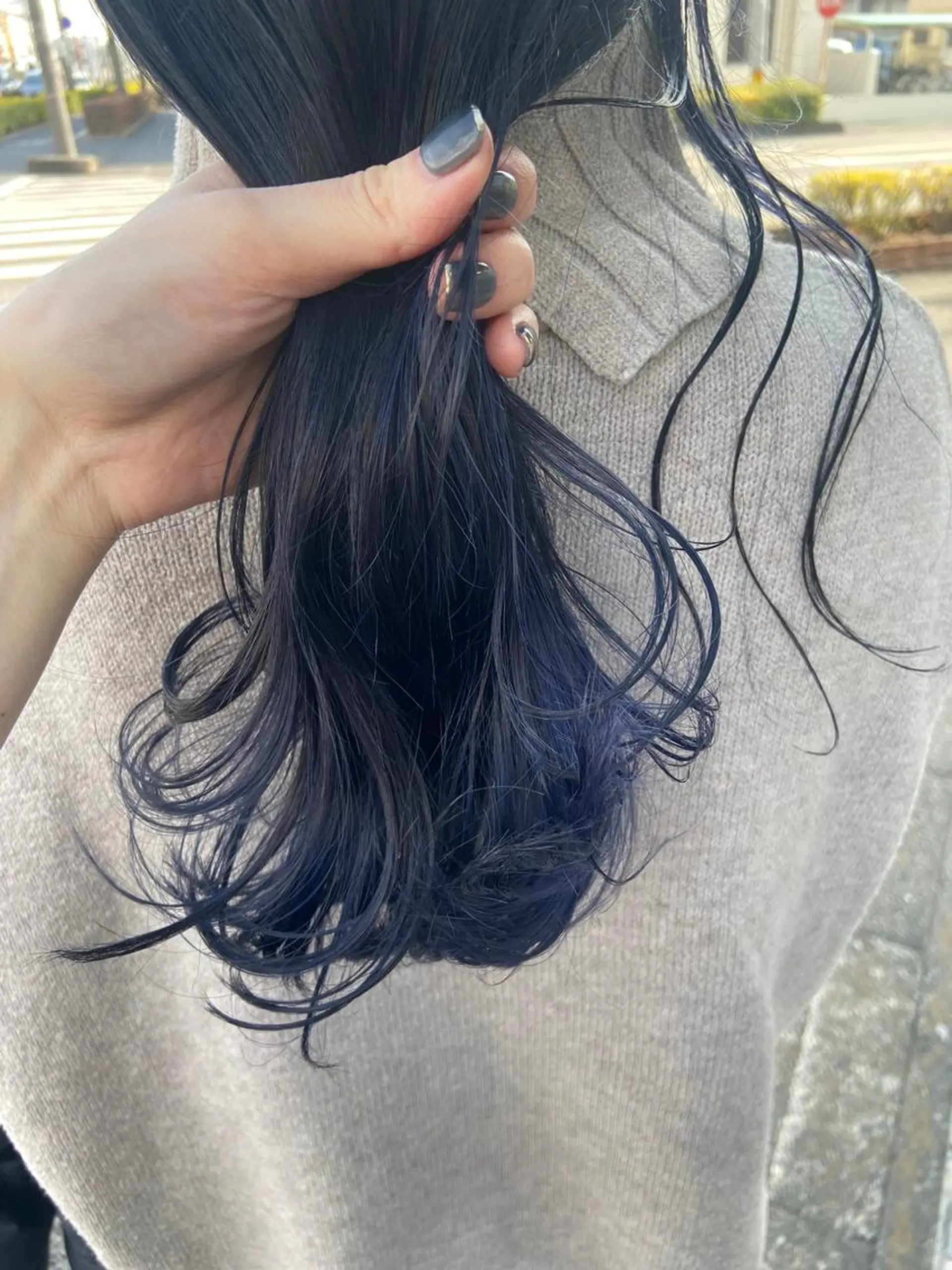 ロング カラー ヘアカラー ハラダ ヒナミのヘアスタイル