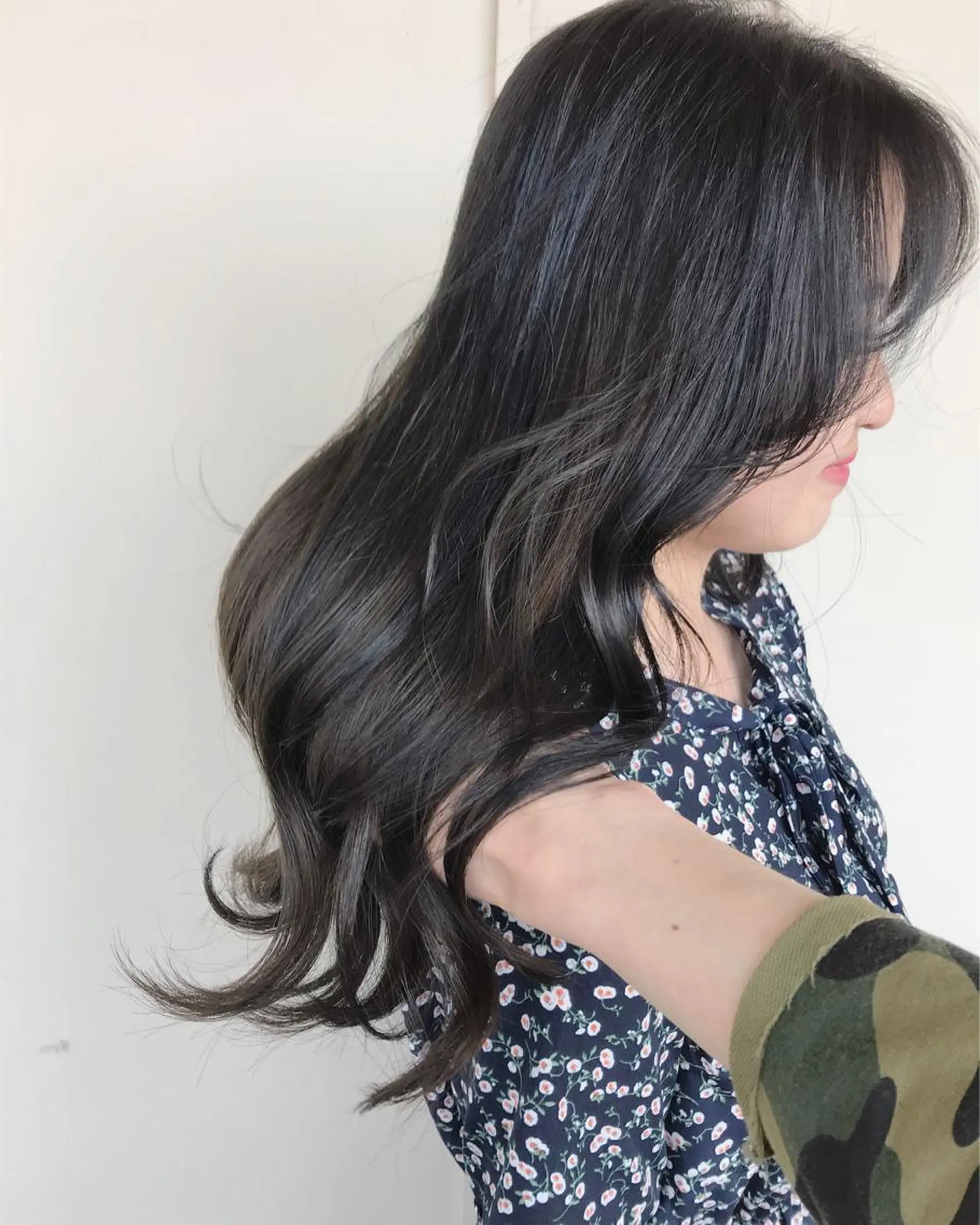 ミディアム カラー 【体験】韓国 メイク&ヘア天神のヘアスタイル