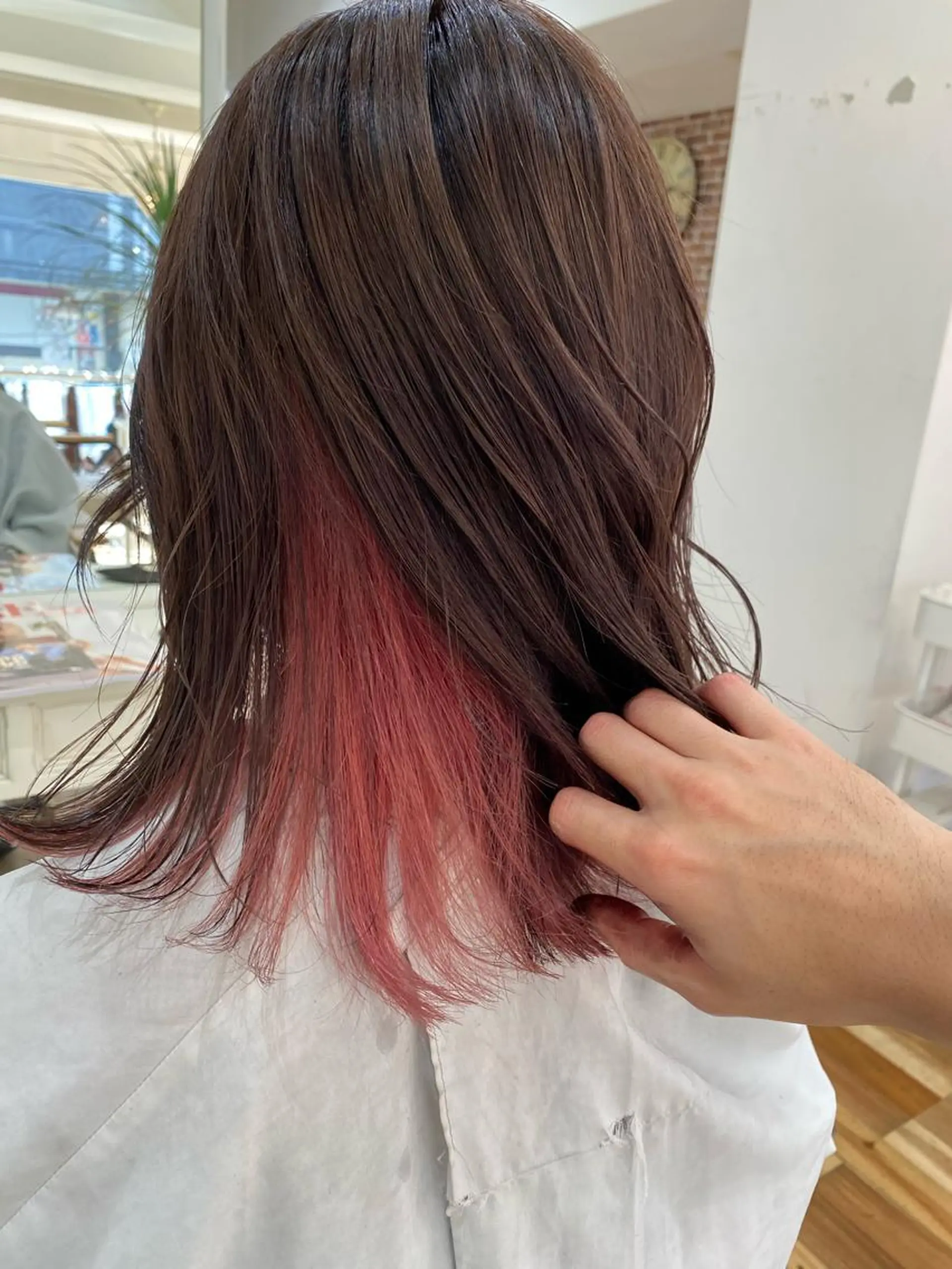 ミディアム カラー ヘアアレンジ 久米 治仁のヘアスタイル