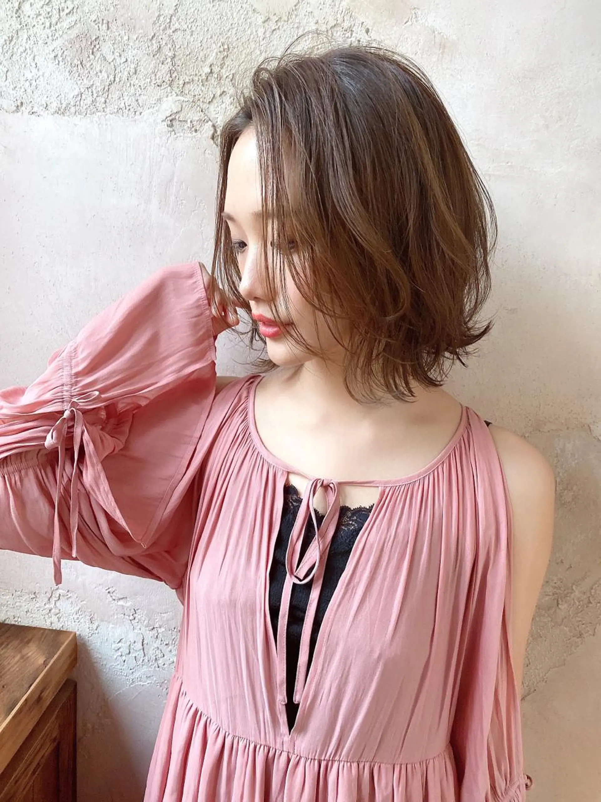 ショート カラー ボブ カット ヘアカラー トリートメント ツヤ髪になりたい方へ 🩷柴田知亜希のヘアスタイル