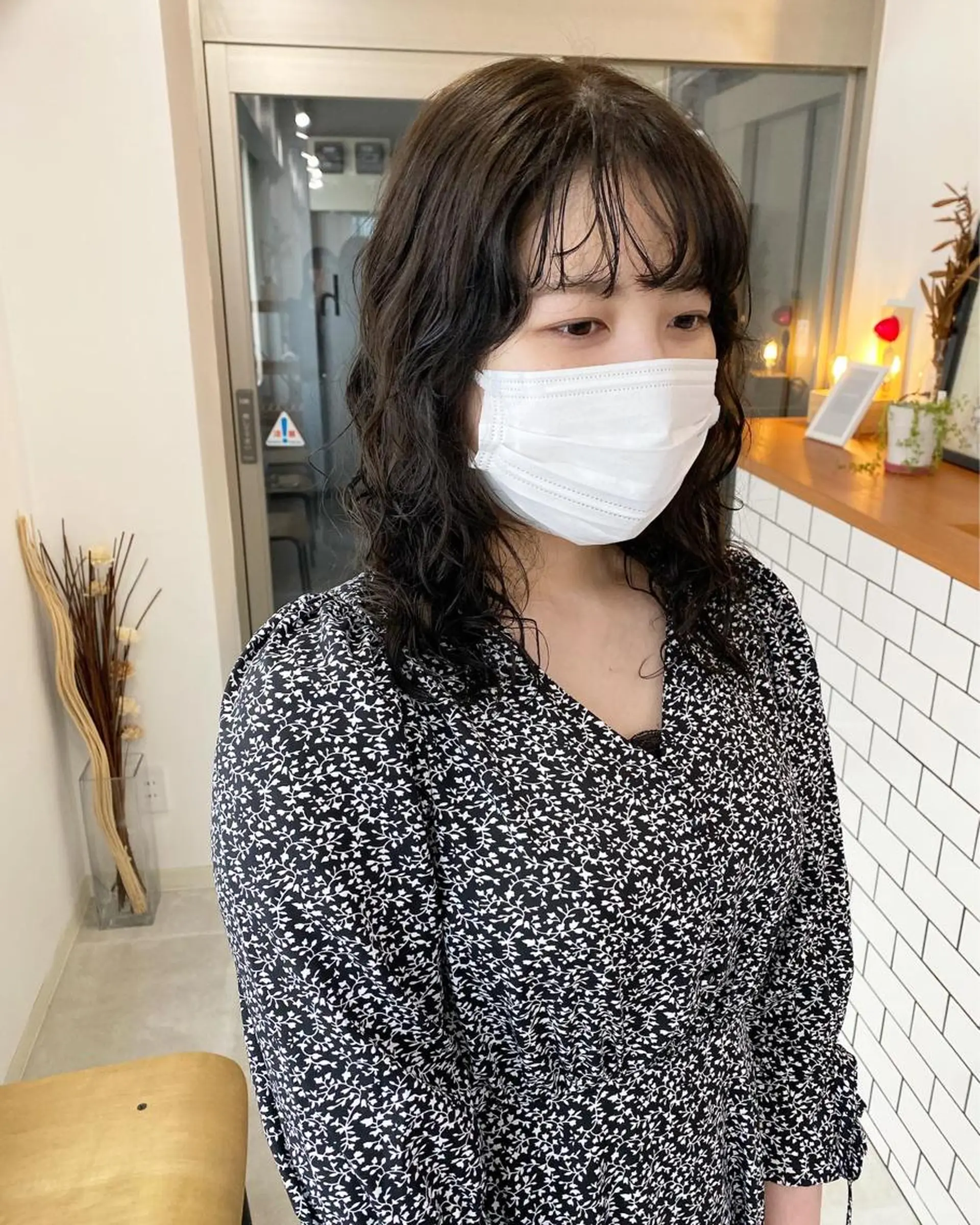 パーマ カット パーマ トリートメント 川野 彩海のヘアスタイル
