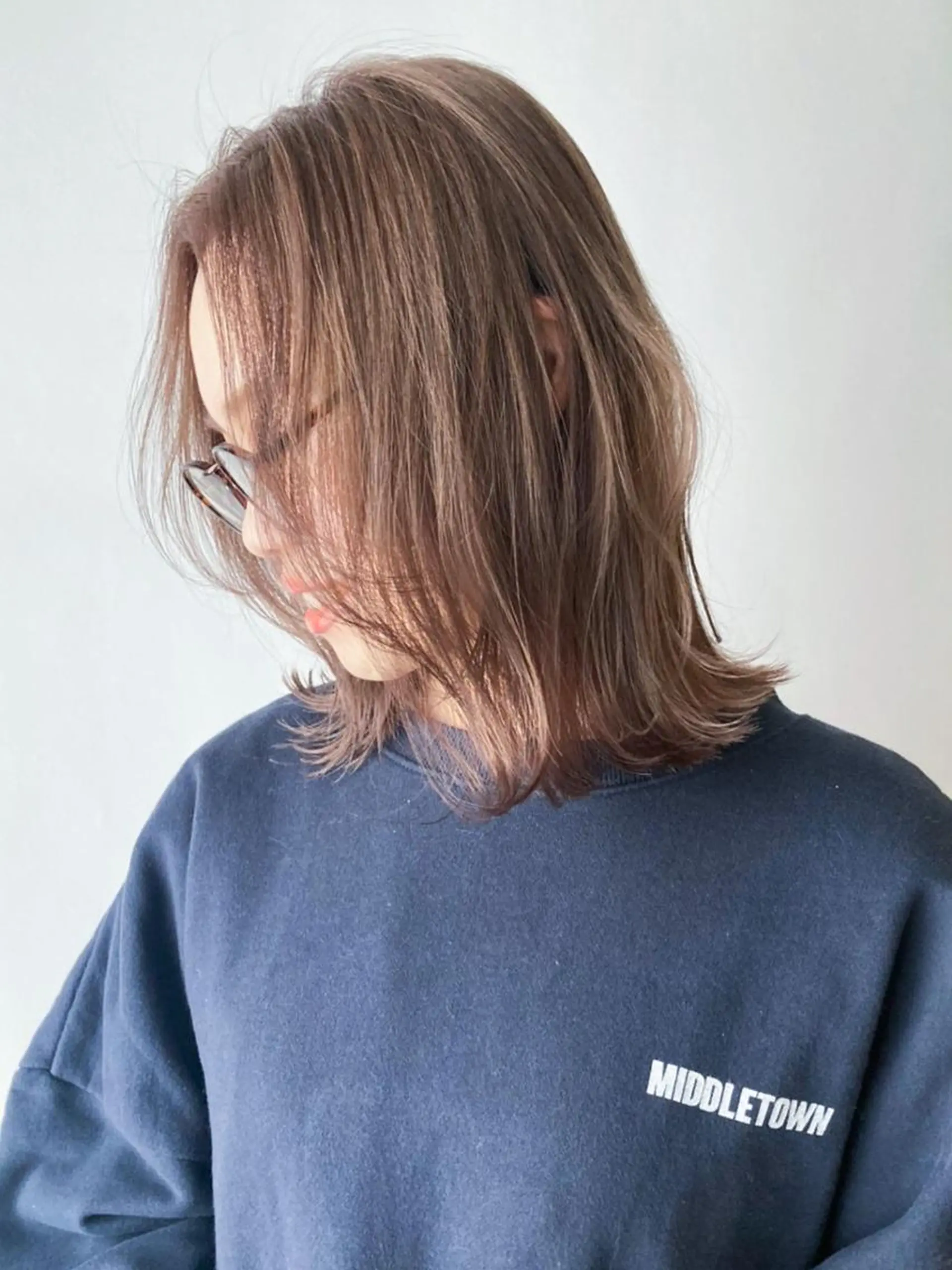 ミディアム カット ヘアカラー トリートメント ITbyALBUM 松戸のヘアスタイル