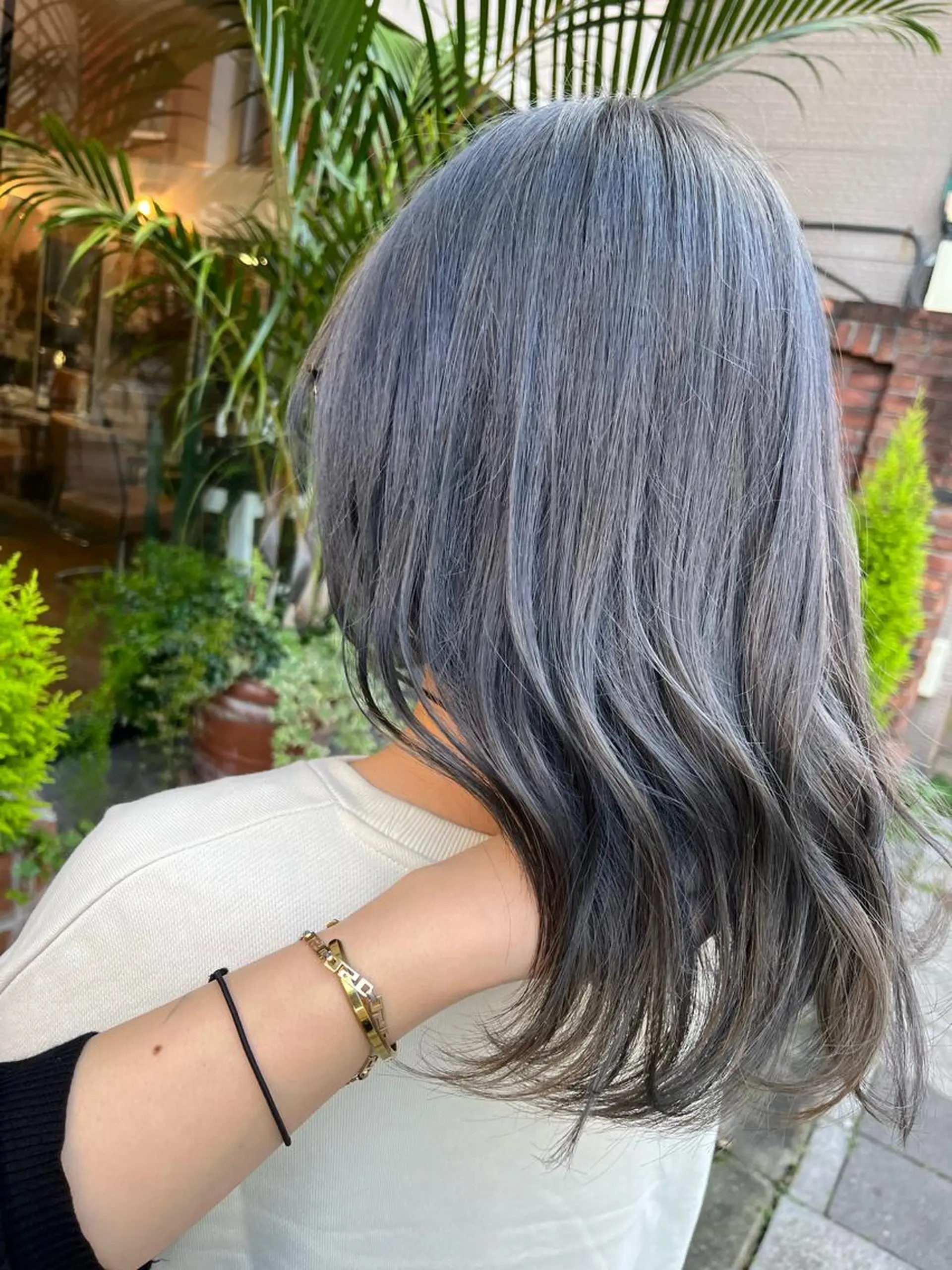 ミディアム カラー ブリーチ 透明感カラー ヘアカラー SHIAN 八王子👼鬼塚さやかのヘアスタイル