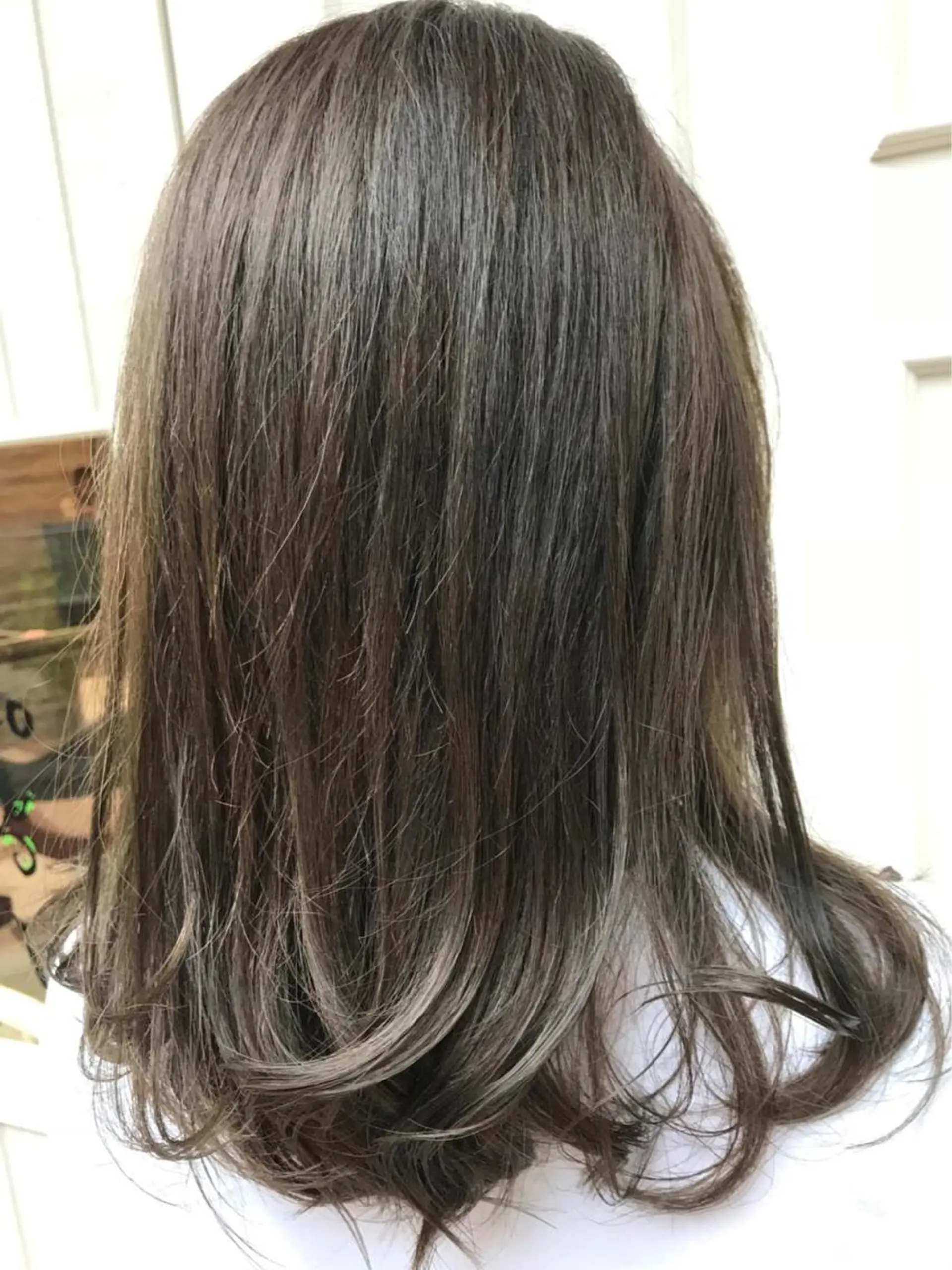 ミディアム カラー グレージュ ヘアカラー トリートメント 🫟Blanco🫟 Color&Careのヘアスタイル