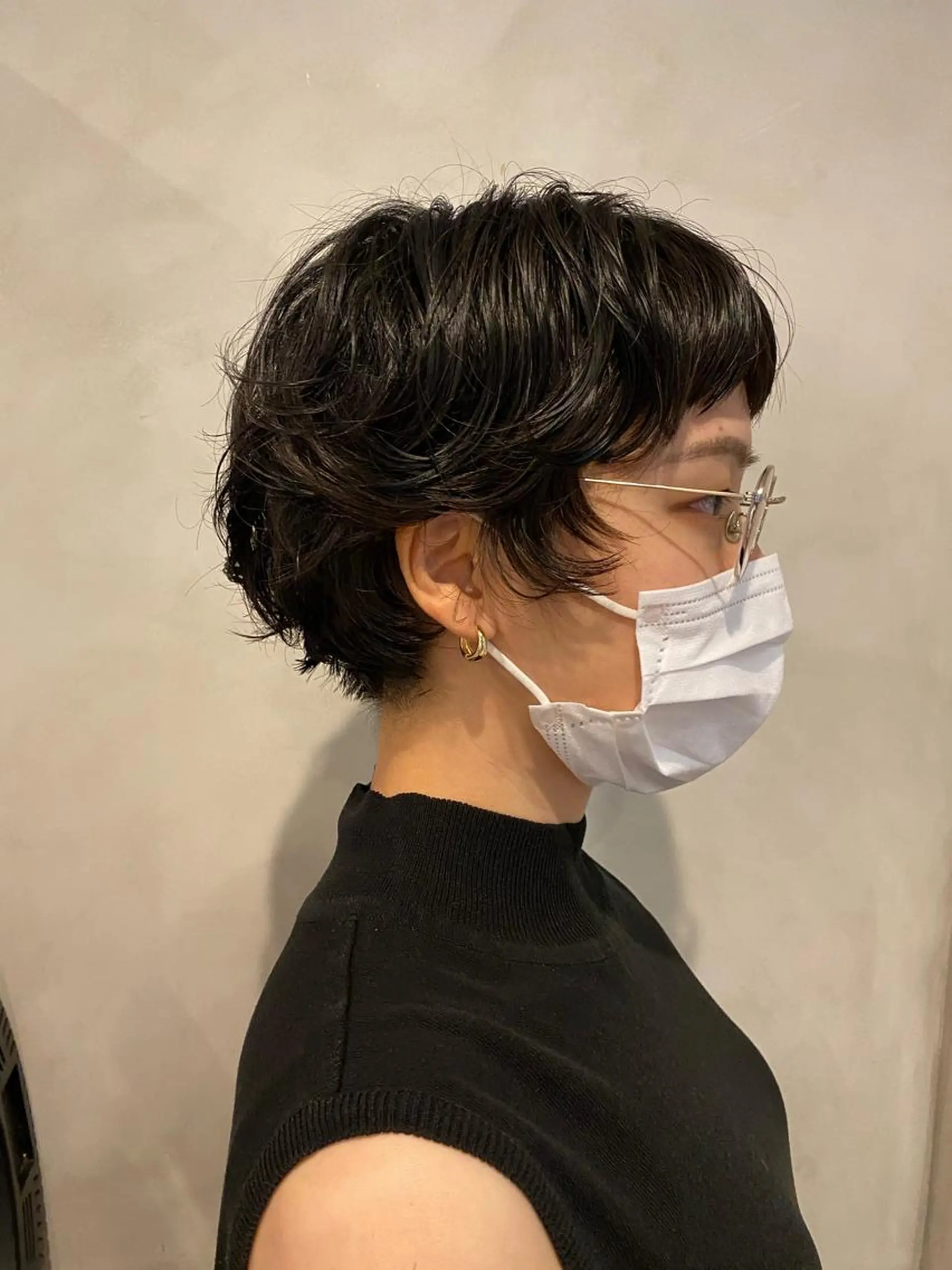 ショート パーマ メンズ メンズパーマ ショートヘア Yuki☺︎パーマ レイヤーカットのヘアスタイル