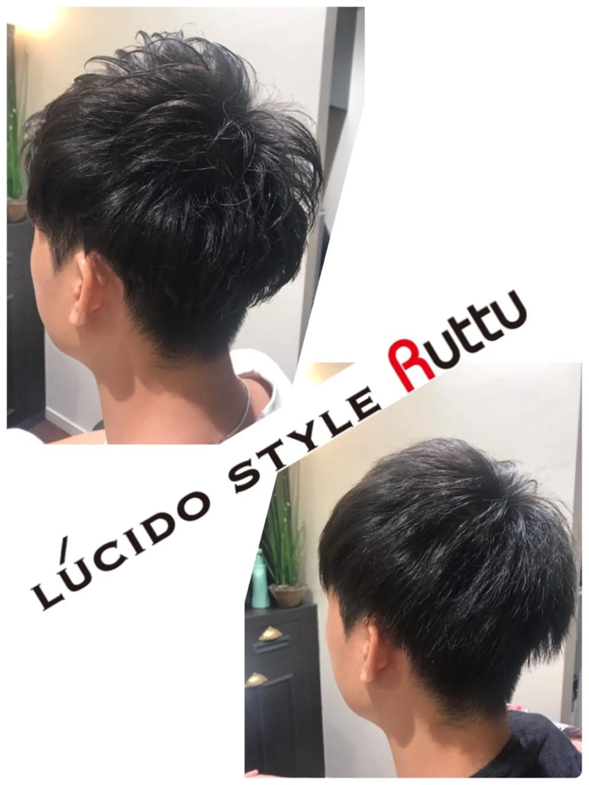 ショート パーマ アザマ　ヤスカツ _rosso 川口のヘアスタイル