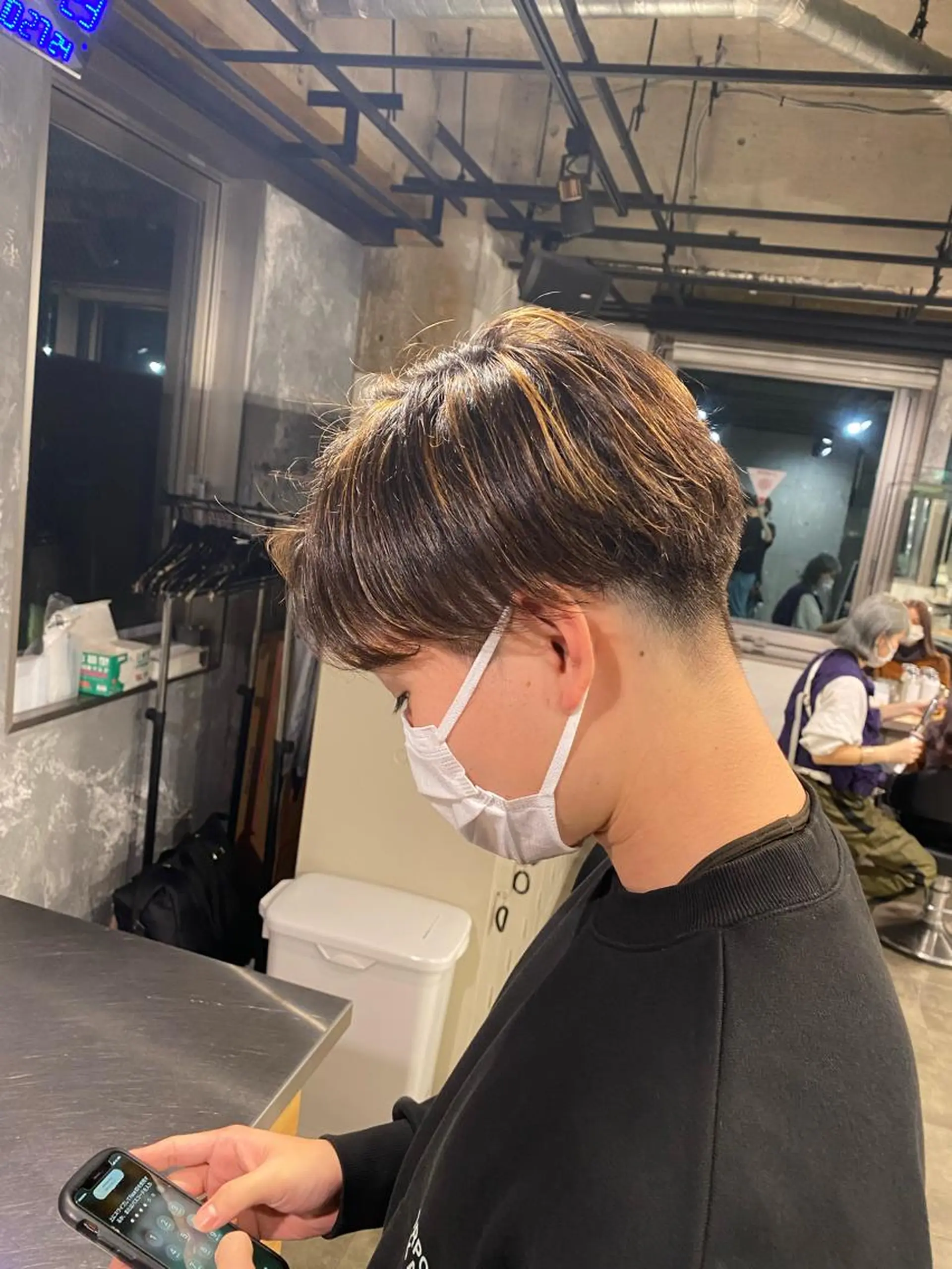 ショート パーマ メンズ 🟦ニュアンス/メン ズパーマ横浜🟦のヘアスタイル