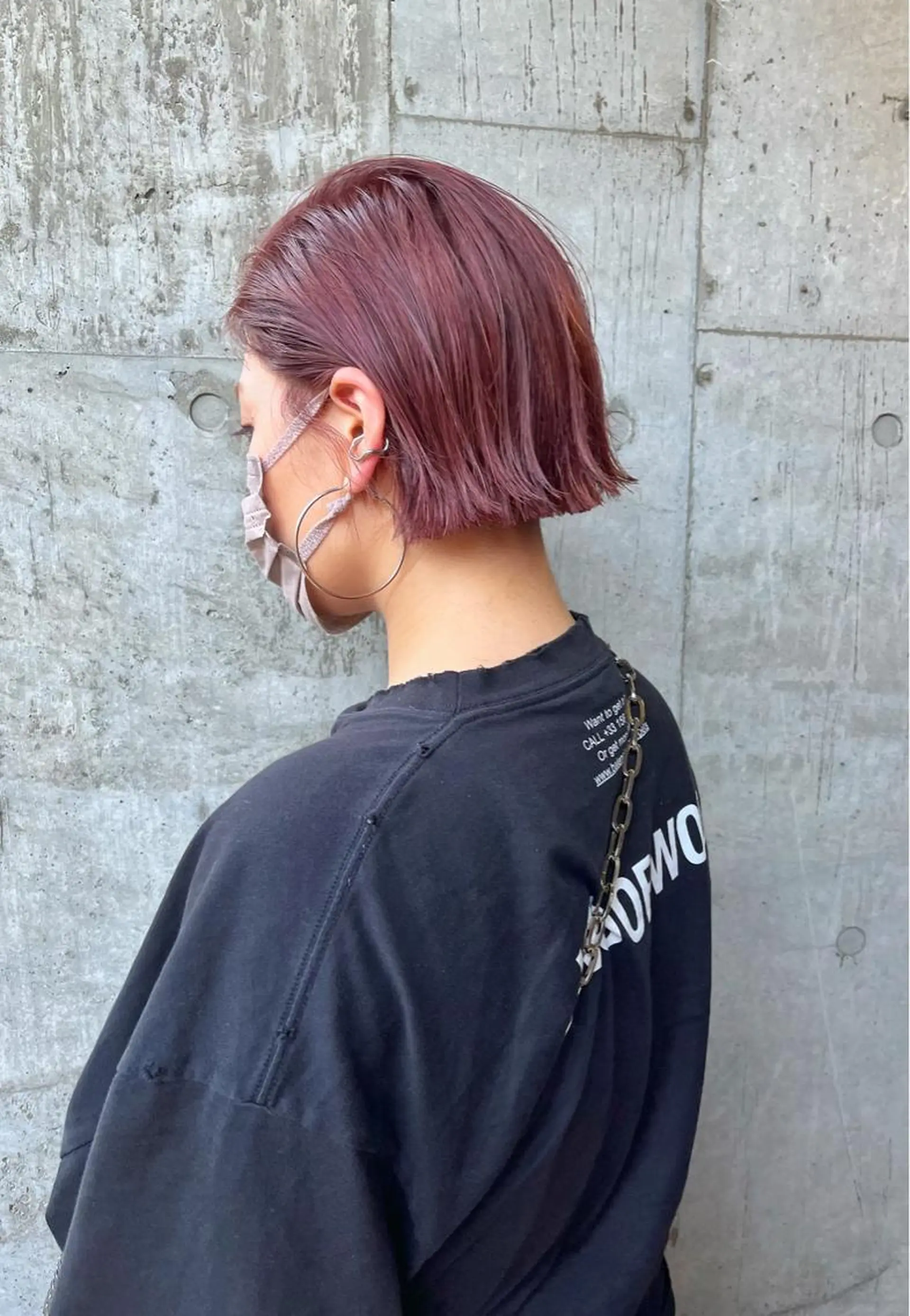 ショート ボブ カット ヘアカラー ハイトーンNo.1✨ パーマ✨イマイタツヤのヘアスタイル