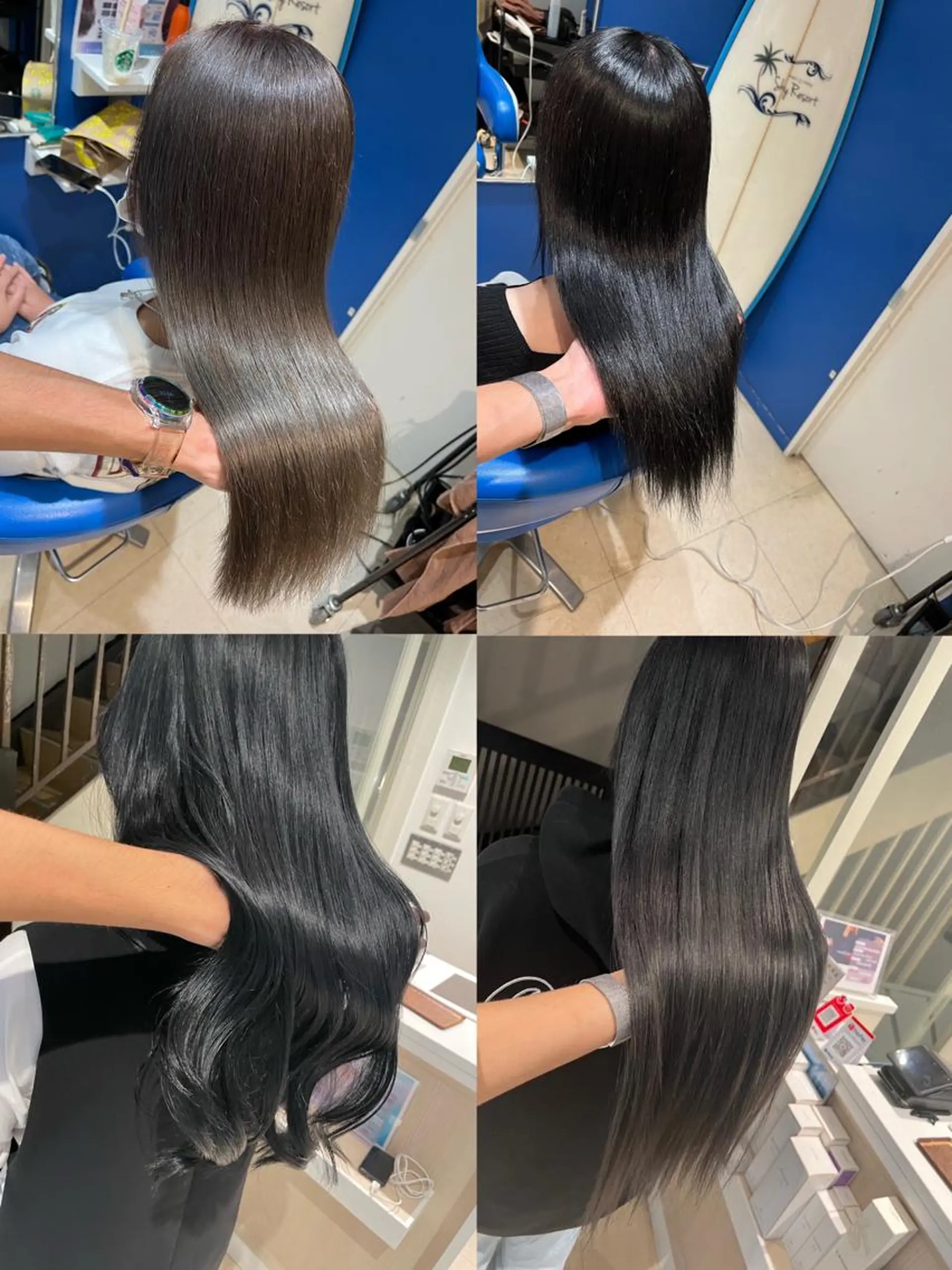 セミロング カラー ヘアアレンジ 🔥ハイトーンカラー ギャルNAOKI🔥のヘアスタイル