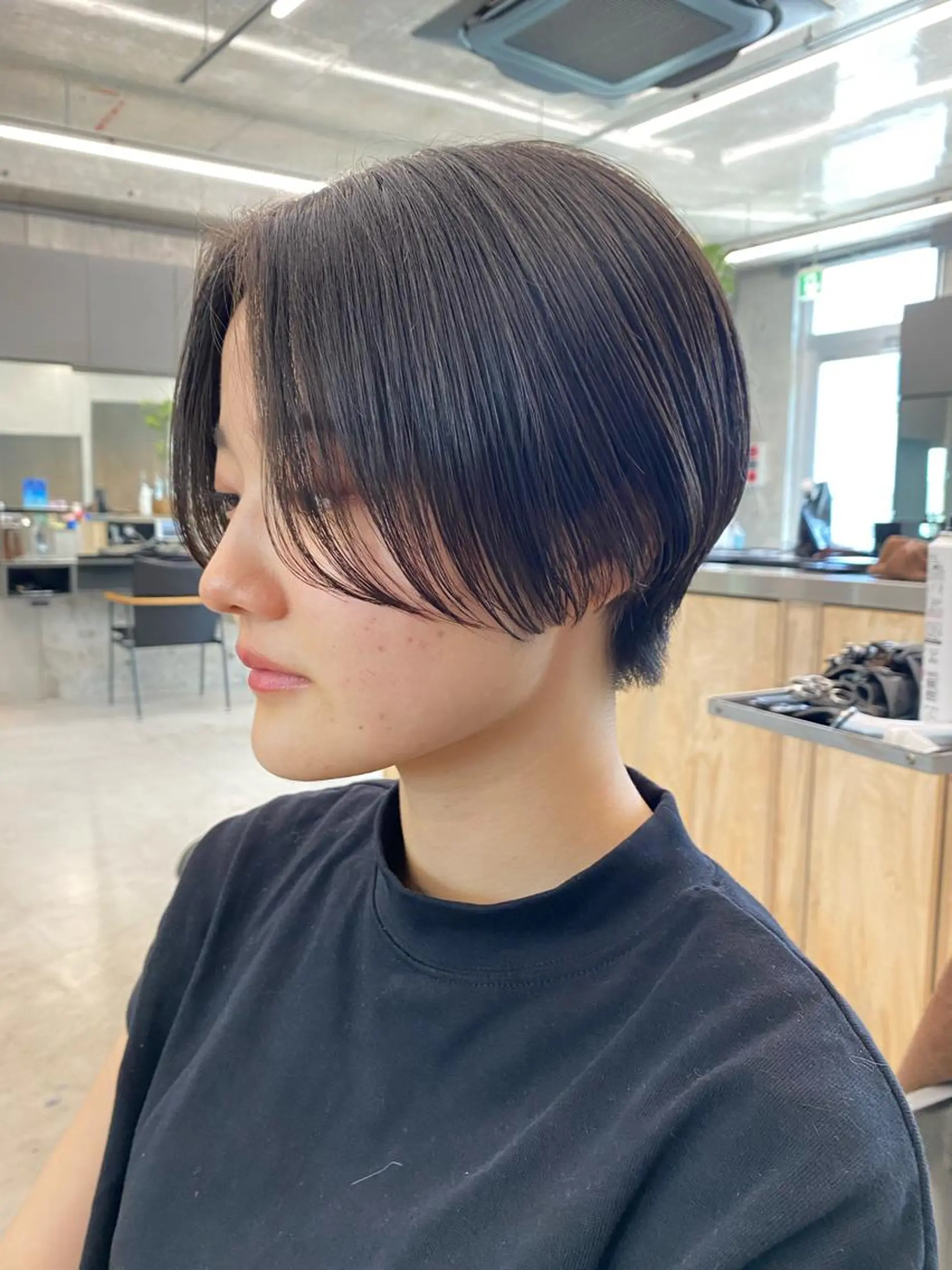 ショート カラー カット ヘアカラー レイヤー/柔色 カラー/SAkiのヘアスタイル