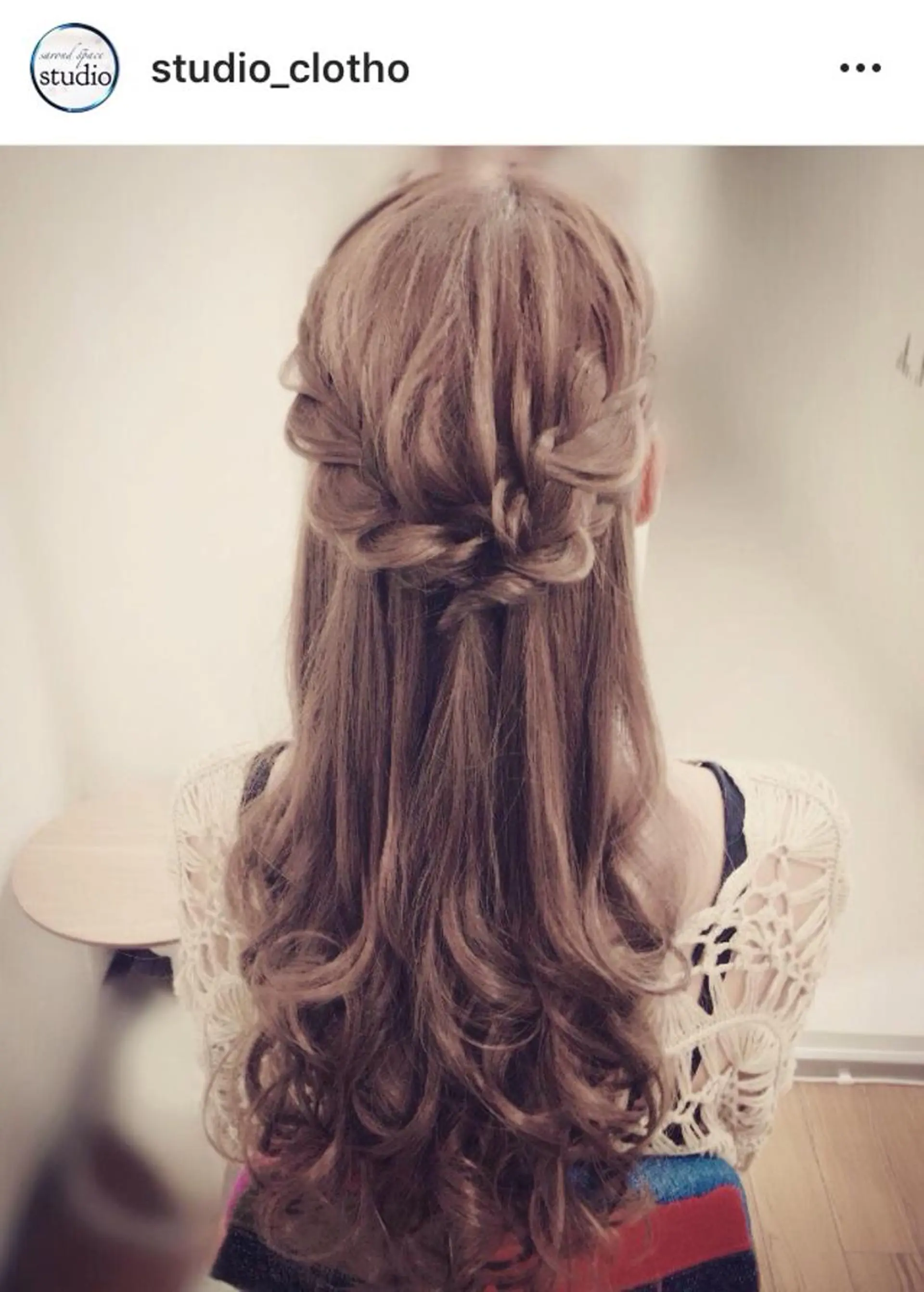 ヘアアレンジ ハーフアップ 結婚式・ブライダル 京都.祇園セットサロン:スタジオ ヒロ【Studio hiro】所属・ヒロ(hiro) •スタジオヒロのヘアスタイル