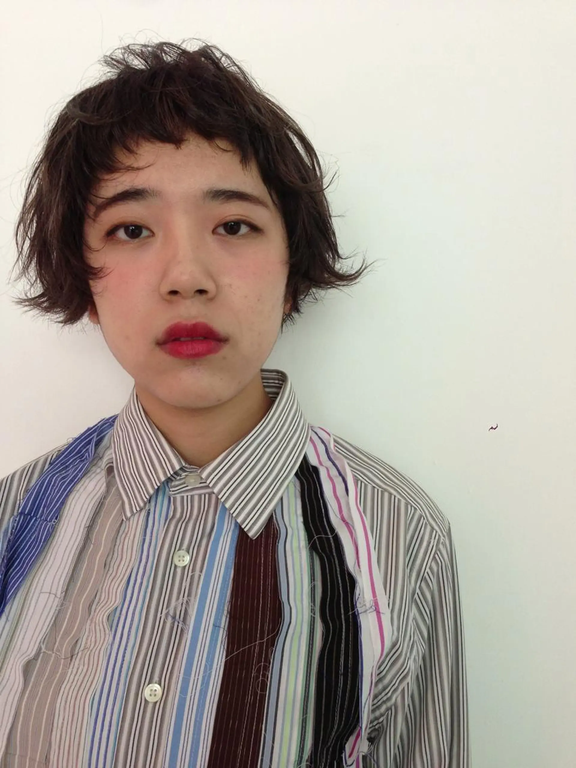 ショート カラー パーマ ショートボブ デザインカラー ボブ ショートヘア rico_by ヘアとアイブロウの眉毛・アイブロウイメージ