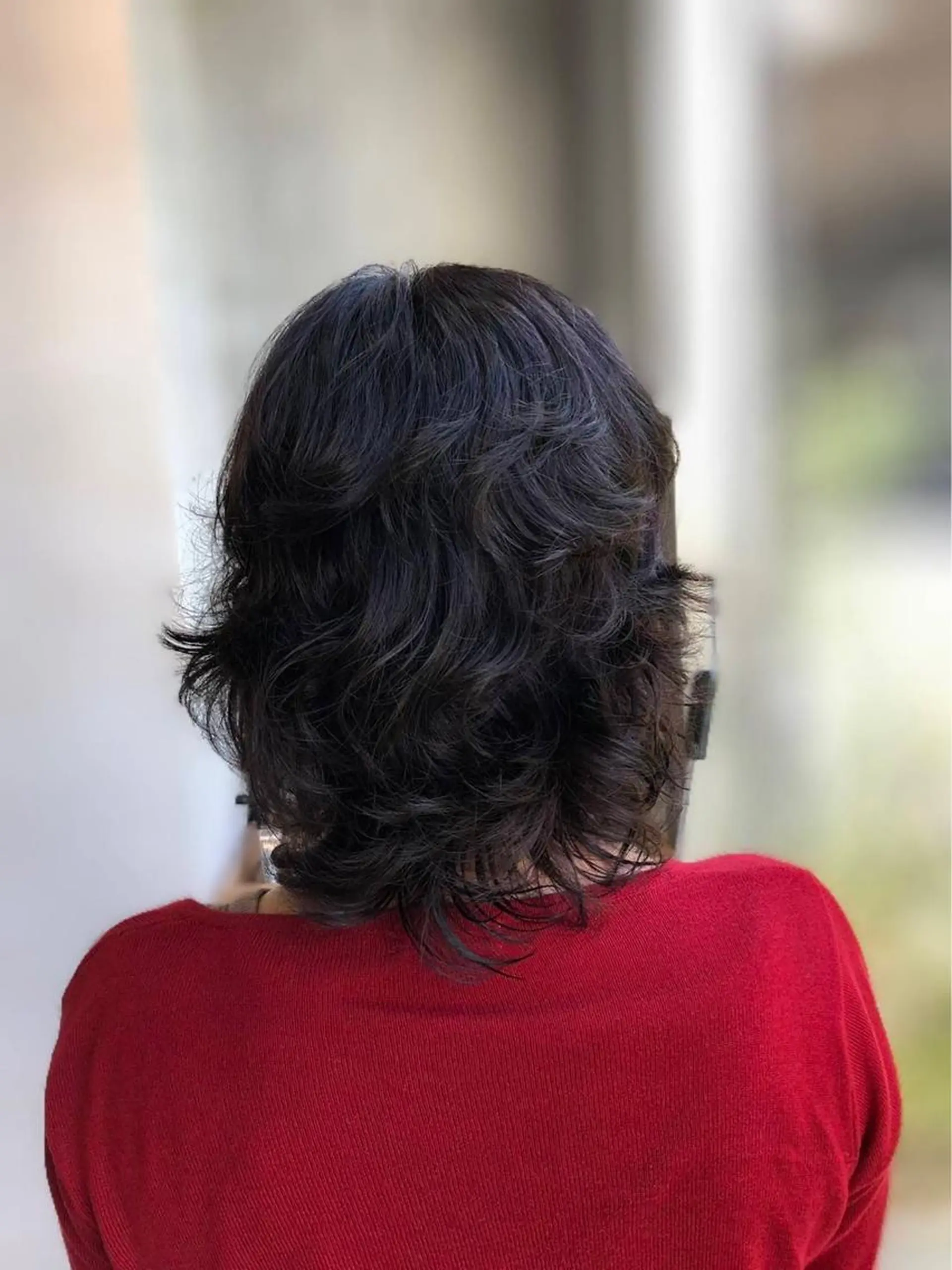 ミディアム ミディアムパーマ 寺田 ゆりのヘアスタイル