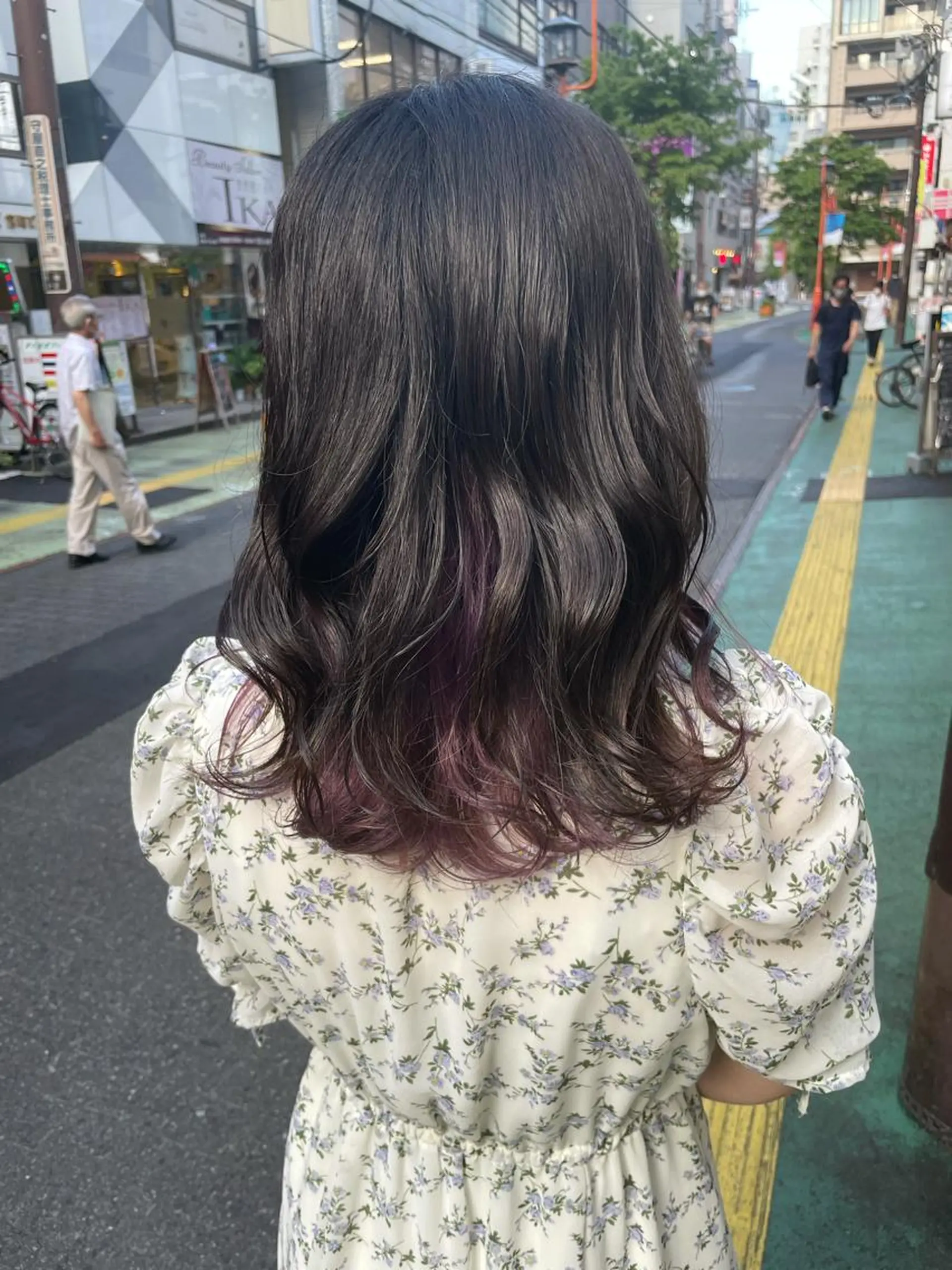 セミロング カラー インナーカラー ♡Eleanor大宮 aya♡のヘアスタイル