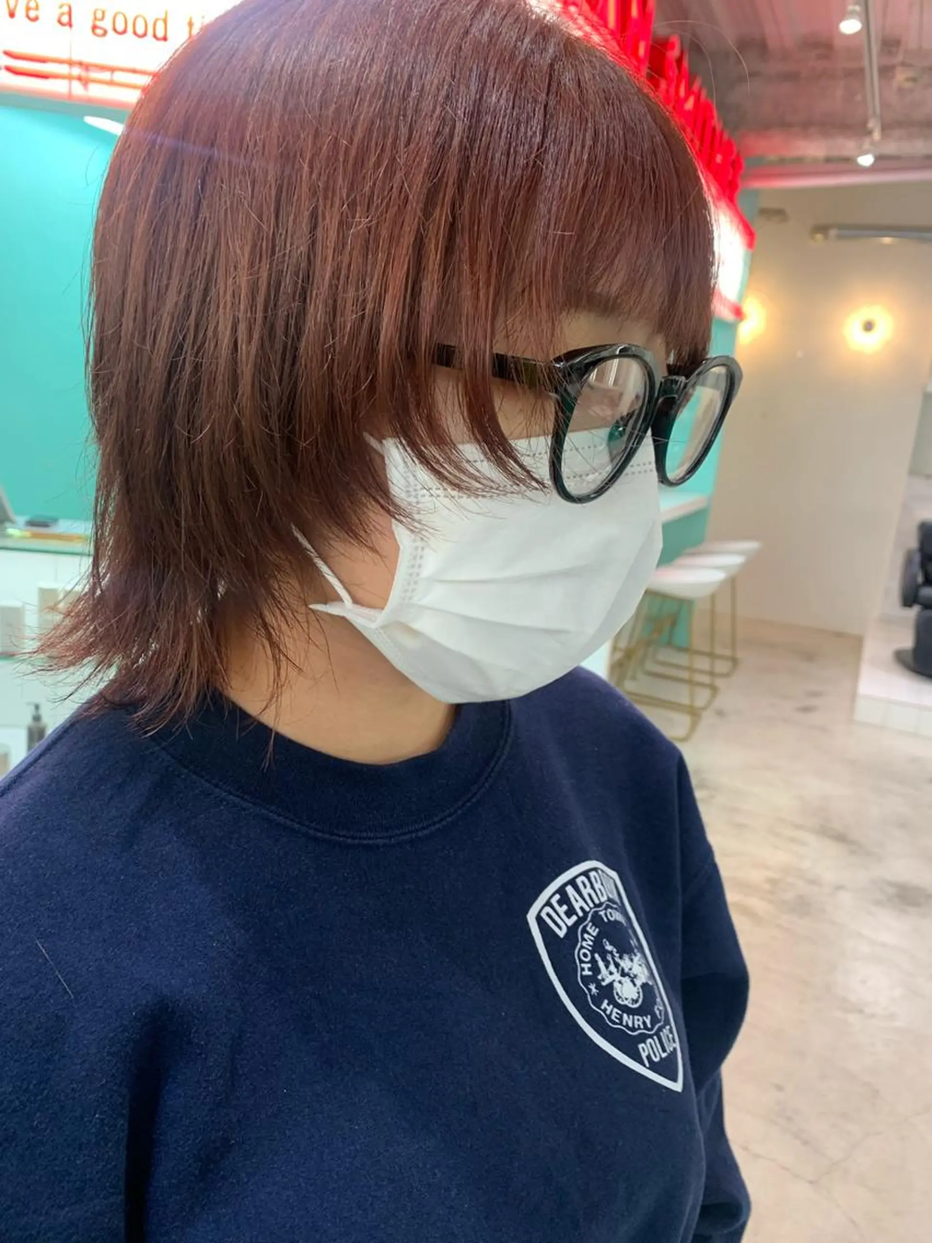 ショート カラー ヘアアレンジ 🧨ブリーチー×ボブ レイヤー💎じゅえるのヘアスタイル