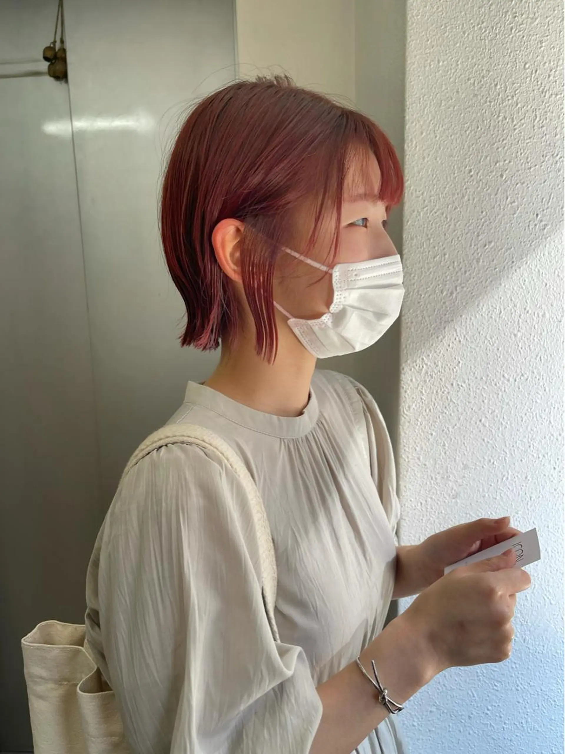 ショート ヘアカラー Peyp所属・早瀬裕之 パーマのヘアスタイル