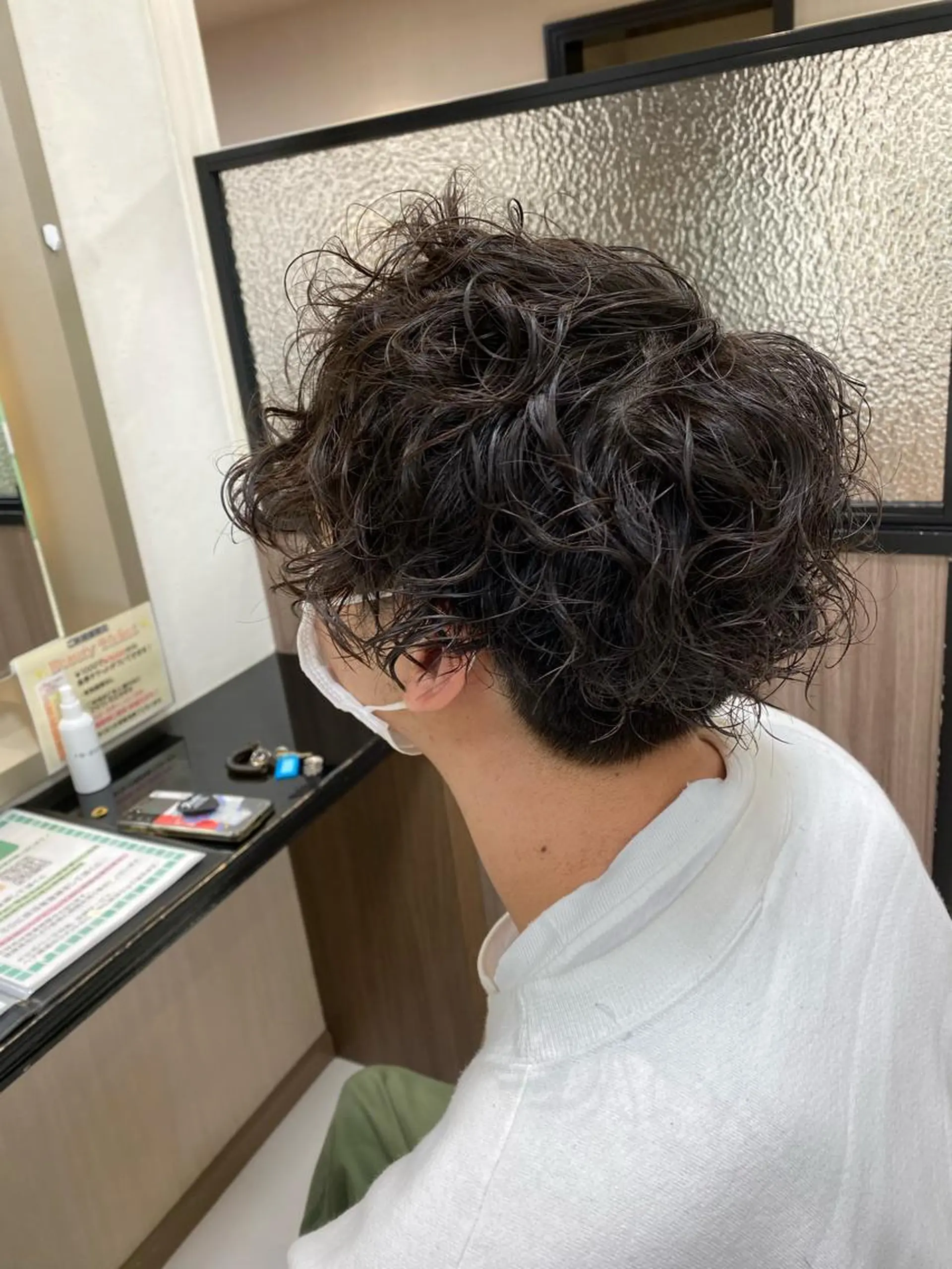 ショート カット パーマ 髪質改善カラー/店長 宮内秀峰のヘアスタイル