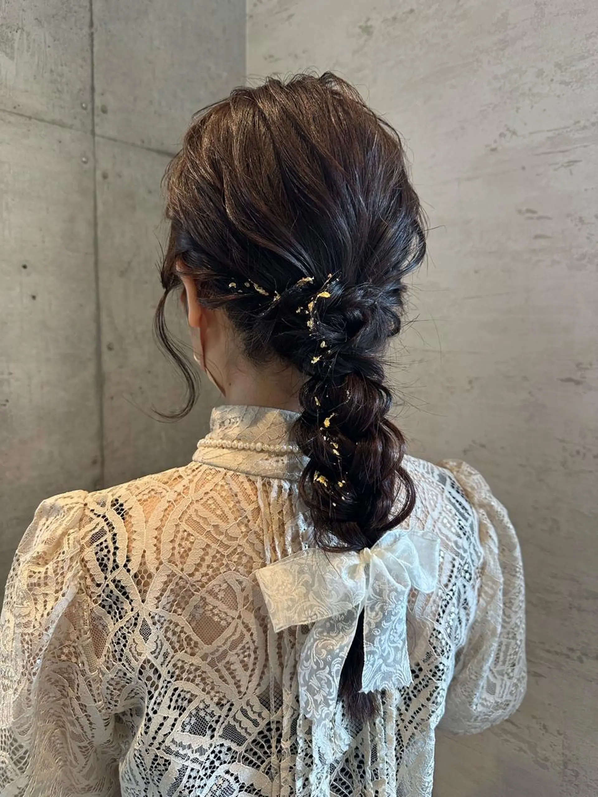 ロング ヘアアレンジ 女性に人気♪ はやしほのかのヘアスタイル