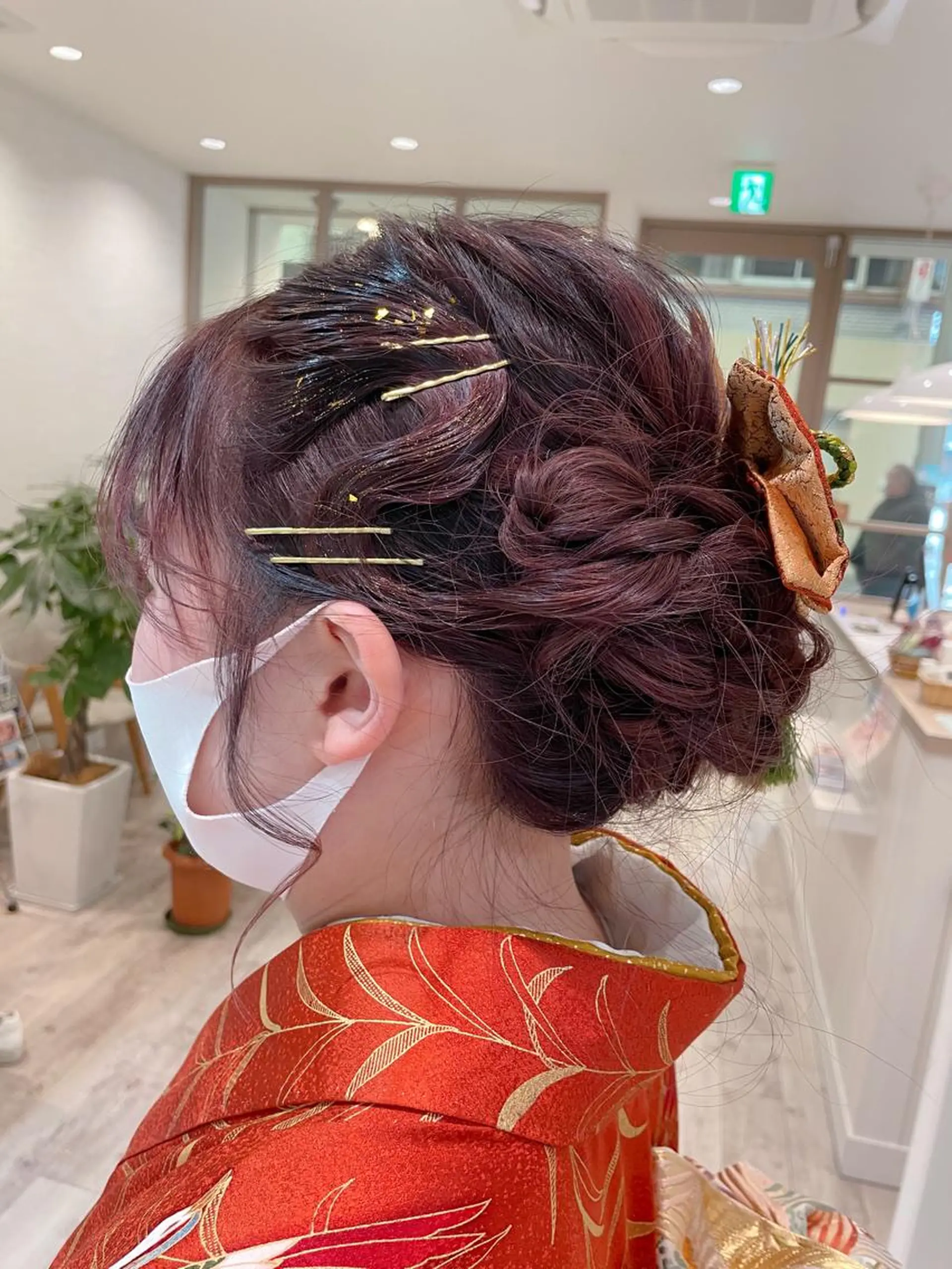 ヘアアレンジ 成人式 DaisyLash yuria🫧のマツエク・マツパデザイン