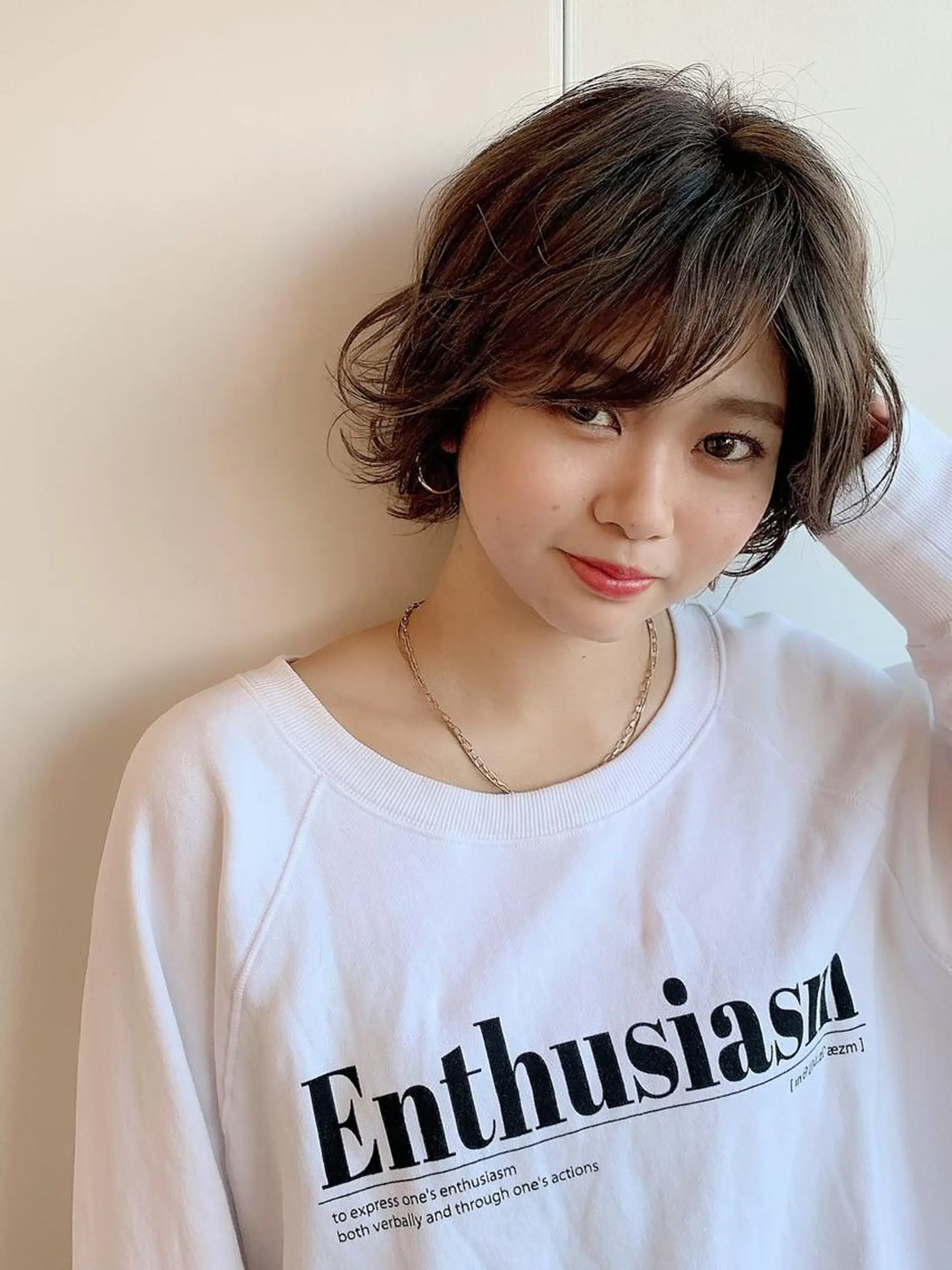 ショート ナガス カズアキのヘアスタイル
