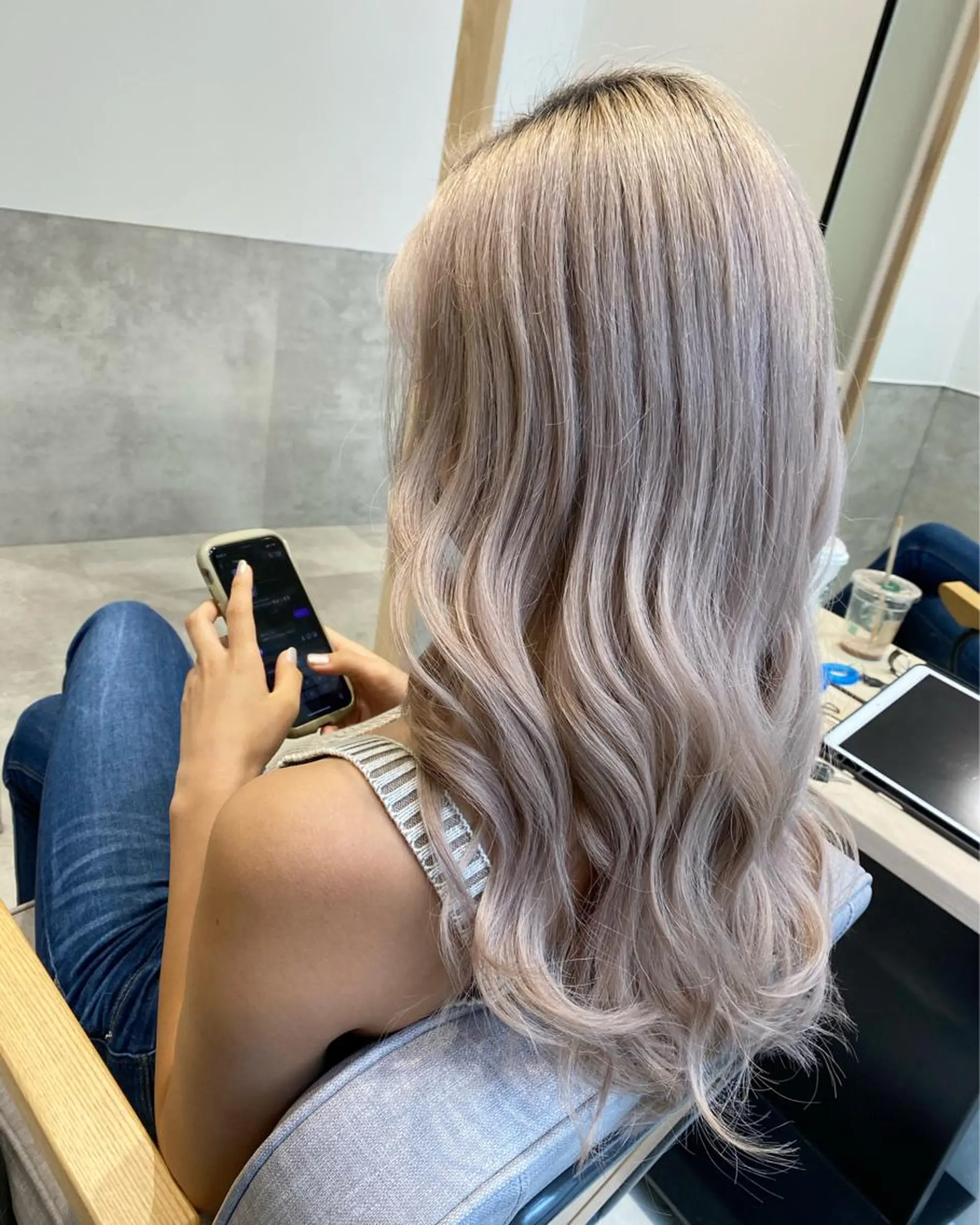 セミロング カラー カット ヘアカラー トリートメント ✨レイヤーカット✨ HIDEのヘアスタイル