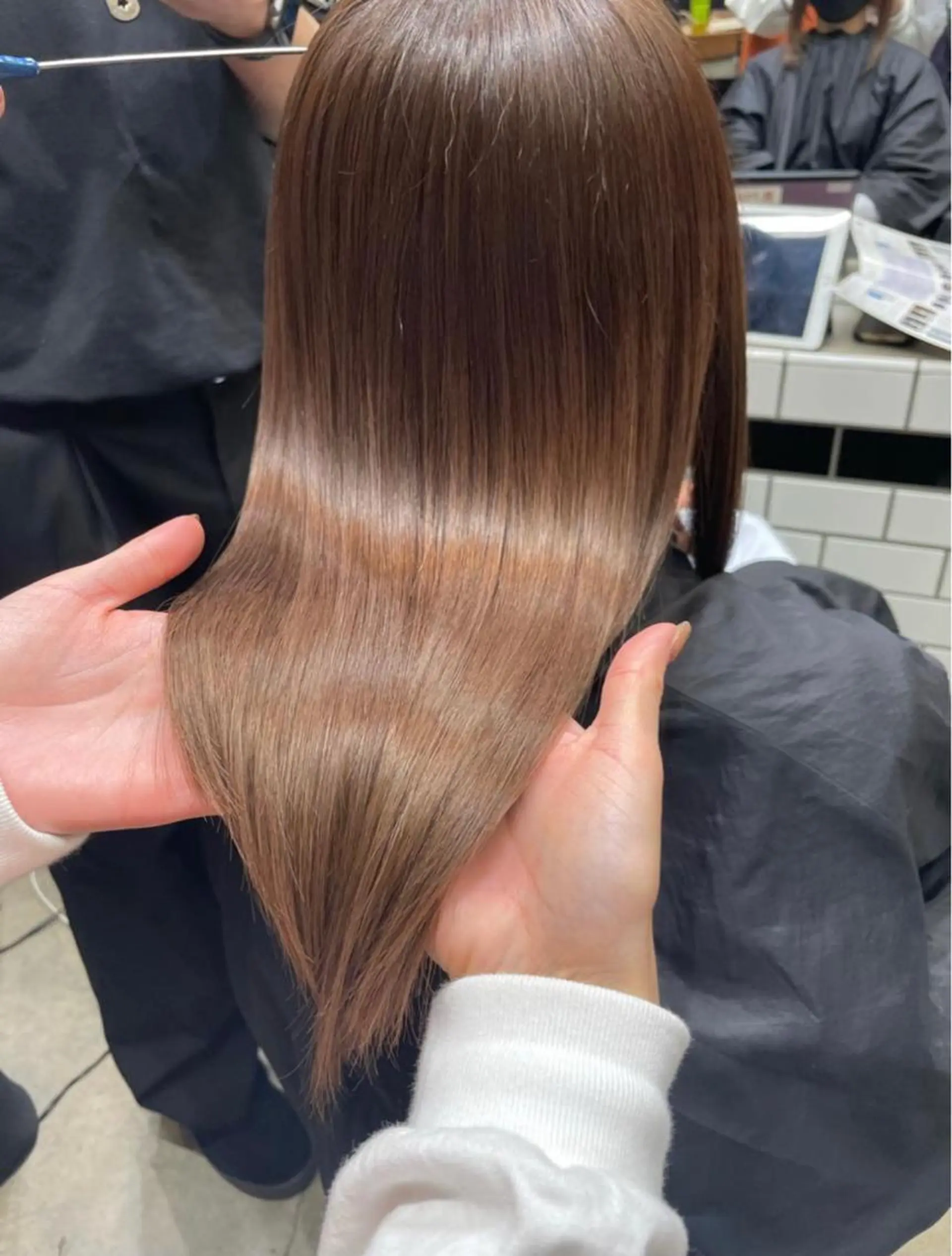 セミロング ヘアカラー トリートメント 🌈本物の髪質改善 森田涼平のヘアスタイル