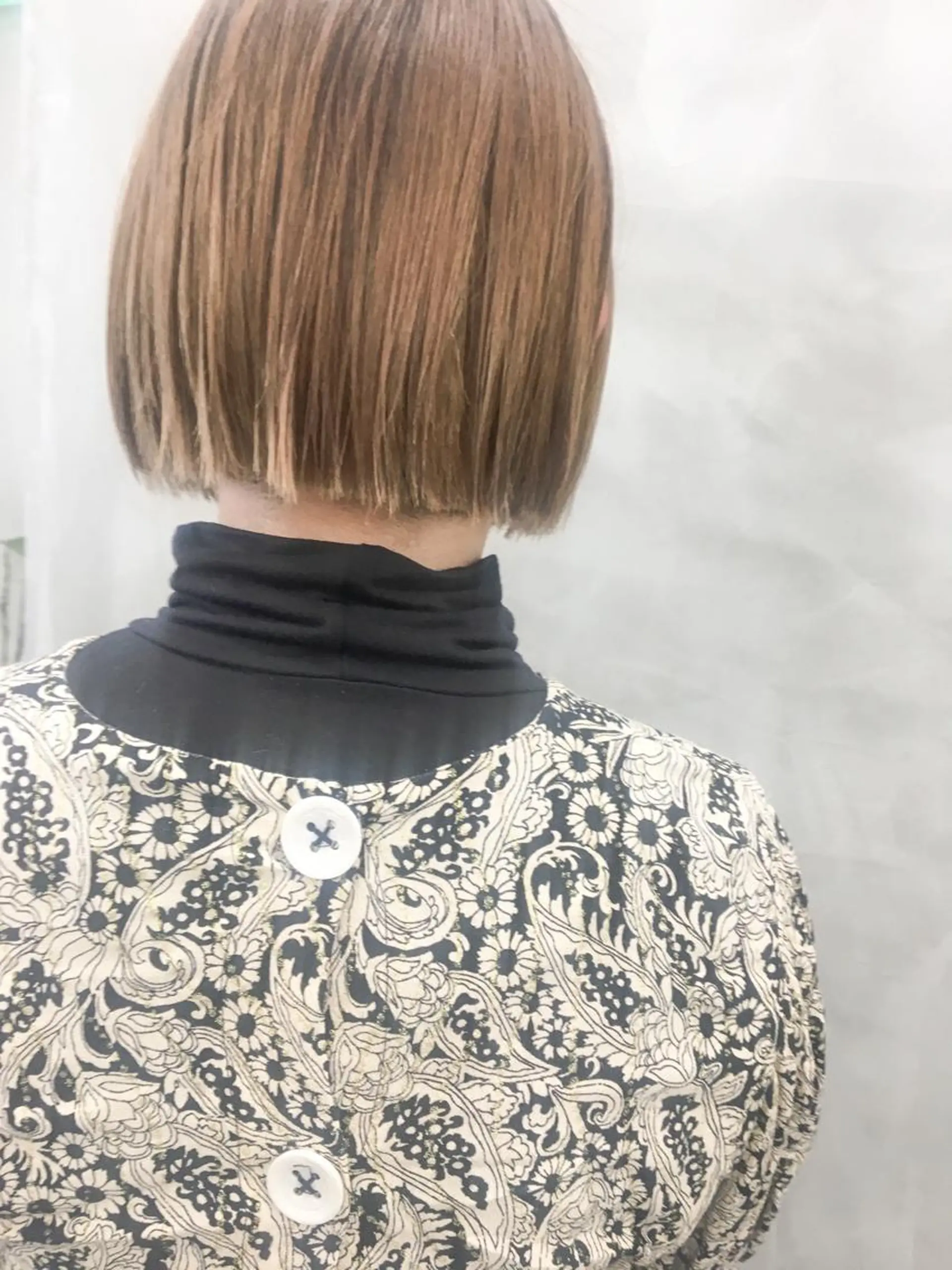 ショート 切りっぱなしボブ ボブ ヘッドスパ (女性限定)🍋モエのヘアスタイル