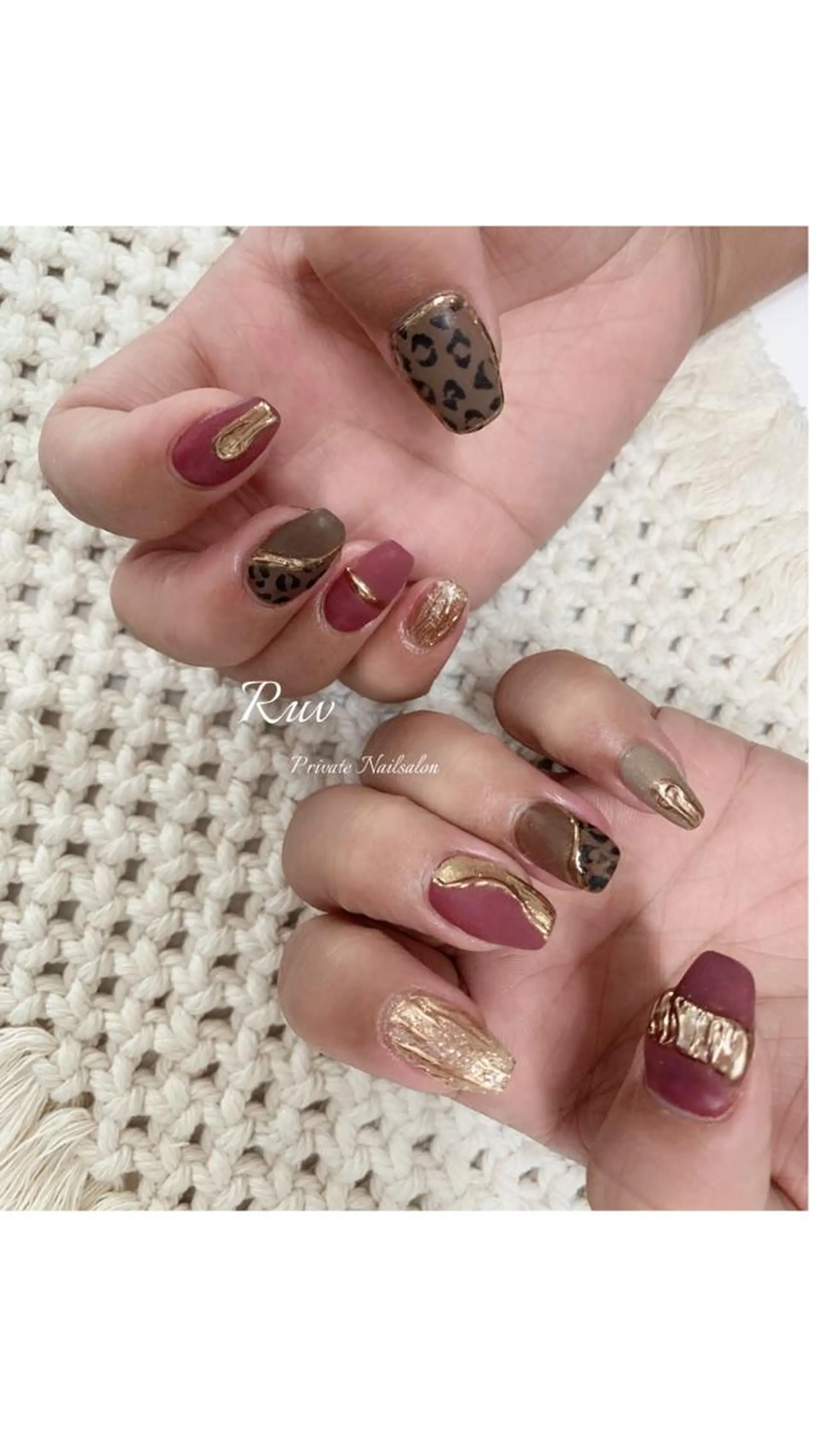 ネイル ハンドネイル プライベート ネイルサロン　ルヴのネイルデザイン