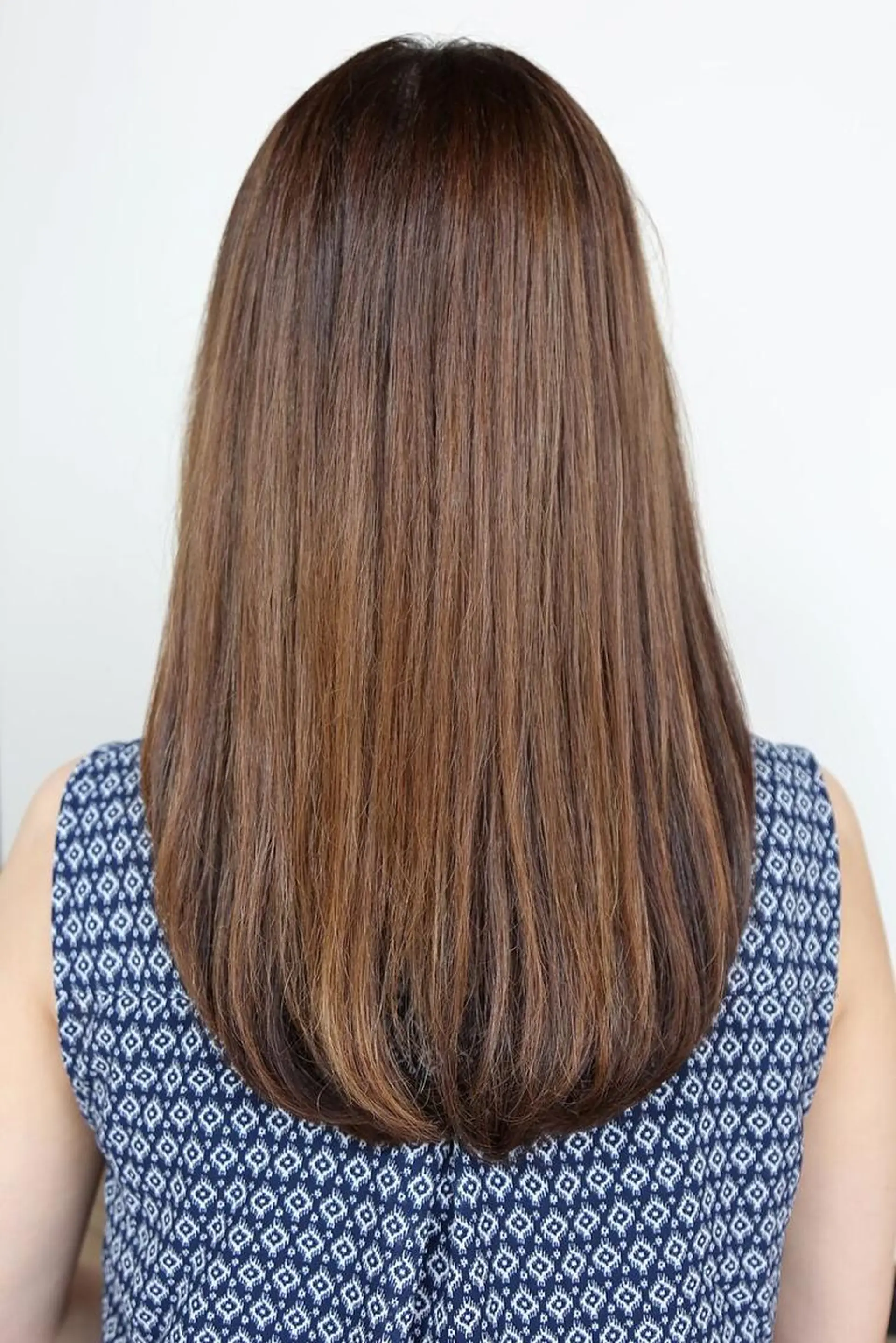 ロング 縮毛矯正 柏原 輝明のヘアスタイル