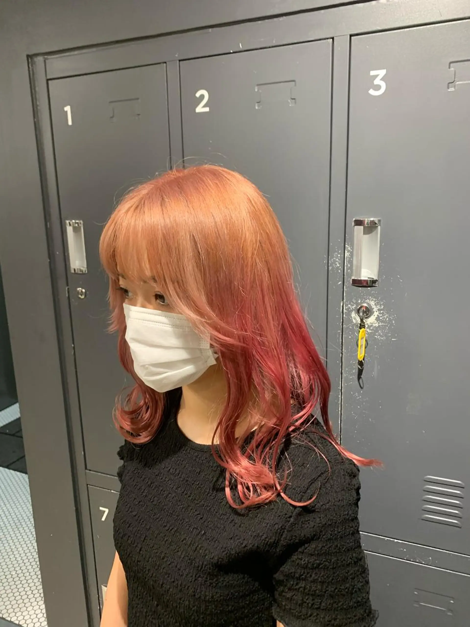 ロング カラー グラデーションカラー 園田 将士のヘアスタイル