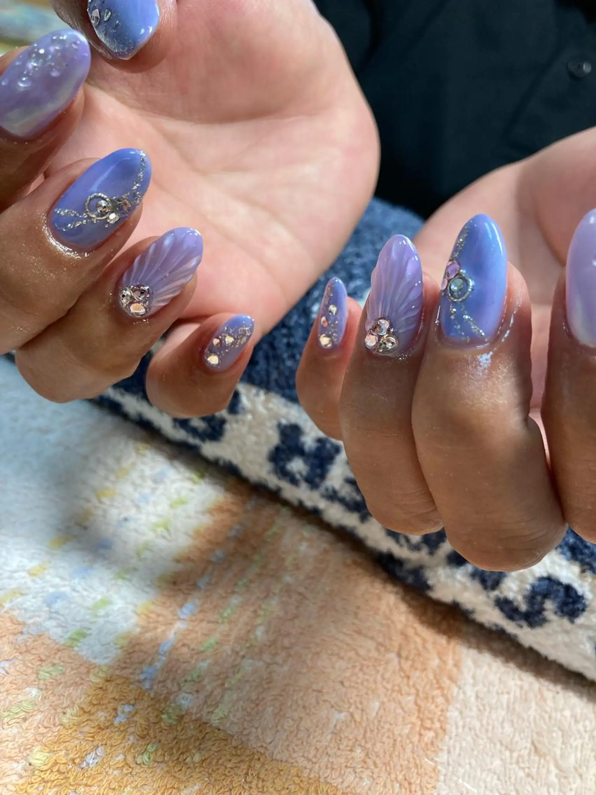 ネイル rukianail 新里のネイルデザイン